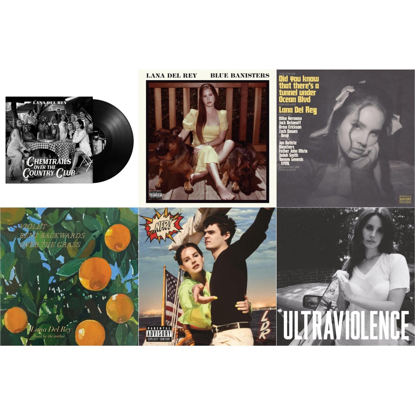 Chemtrails Over The Country Club & Blue Banisters (2LP) & Did You Know That There’S A Tunnel Under Ocean Blvd (X) (2LP/180G) & Violet Bent Backwards Over The Grass (180G) & Nfr! (2LP) & Ultraviolence