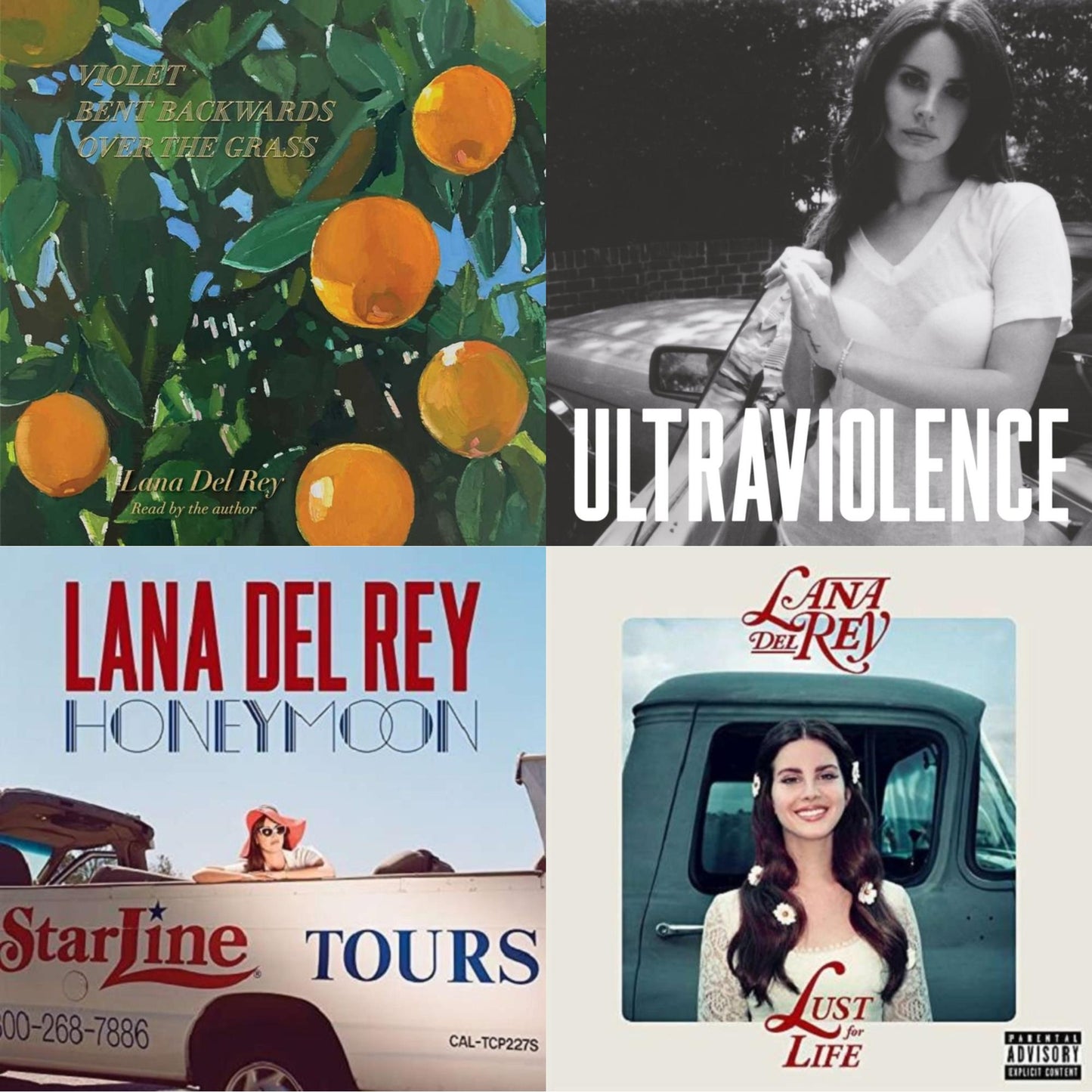 Violet Bent Backwards Over The Grass (180G) & Ultraviolence & Honeymoon & Lust For Life