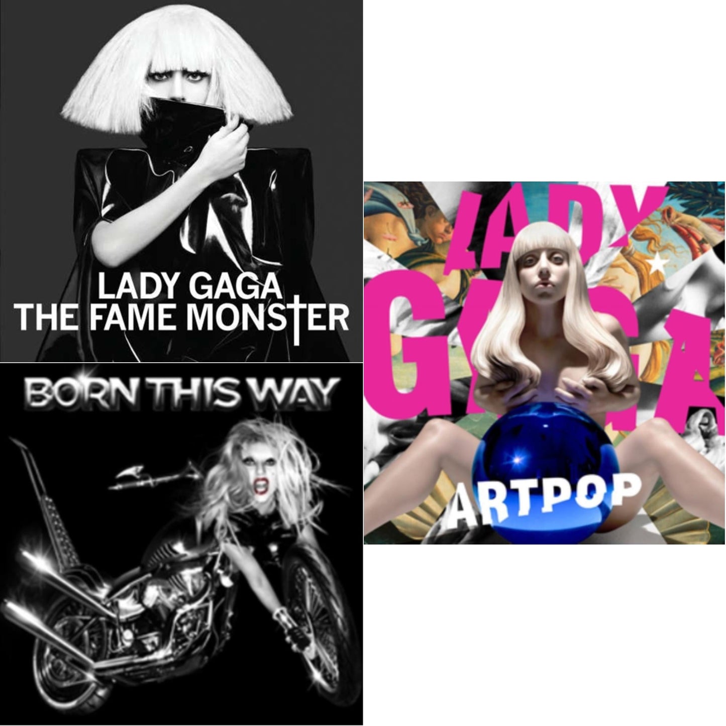 Fame Monster & Born This Way & Artpop (X) (Updated)