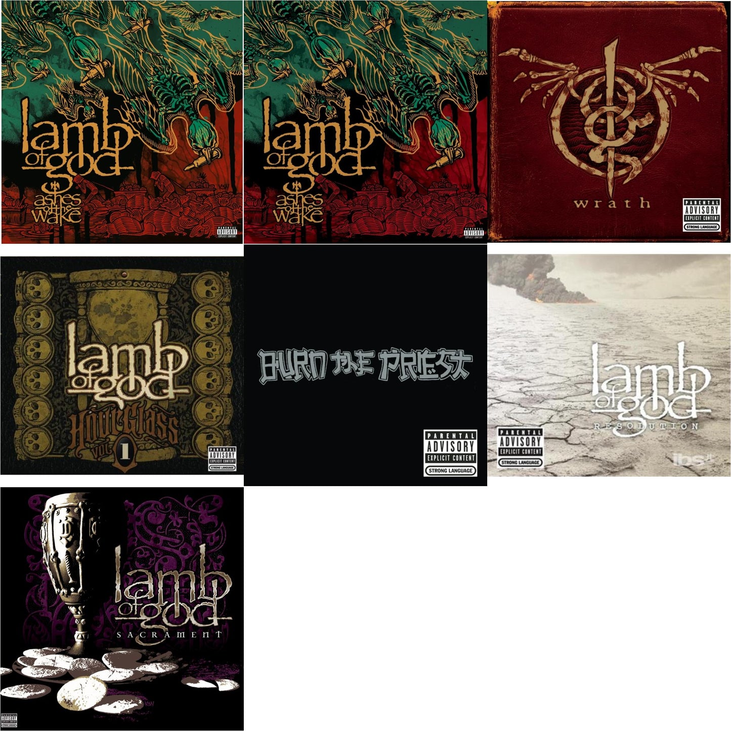 Ashes Of The Wake (20Th Anniversary) (2CD) & Ashes Of The Wake & Wrath & Hourglass Vol.1: Underground Years & Burn The Priest & Resolution & Sacrament (Explicit)