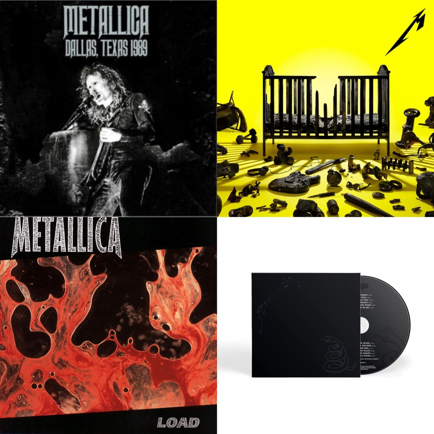 Dallas / Texas 1989 (2CD) & 72 Seasons & Load (Remastered) & Metallica (Remastered)