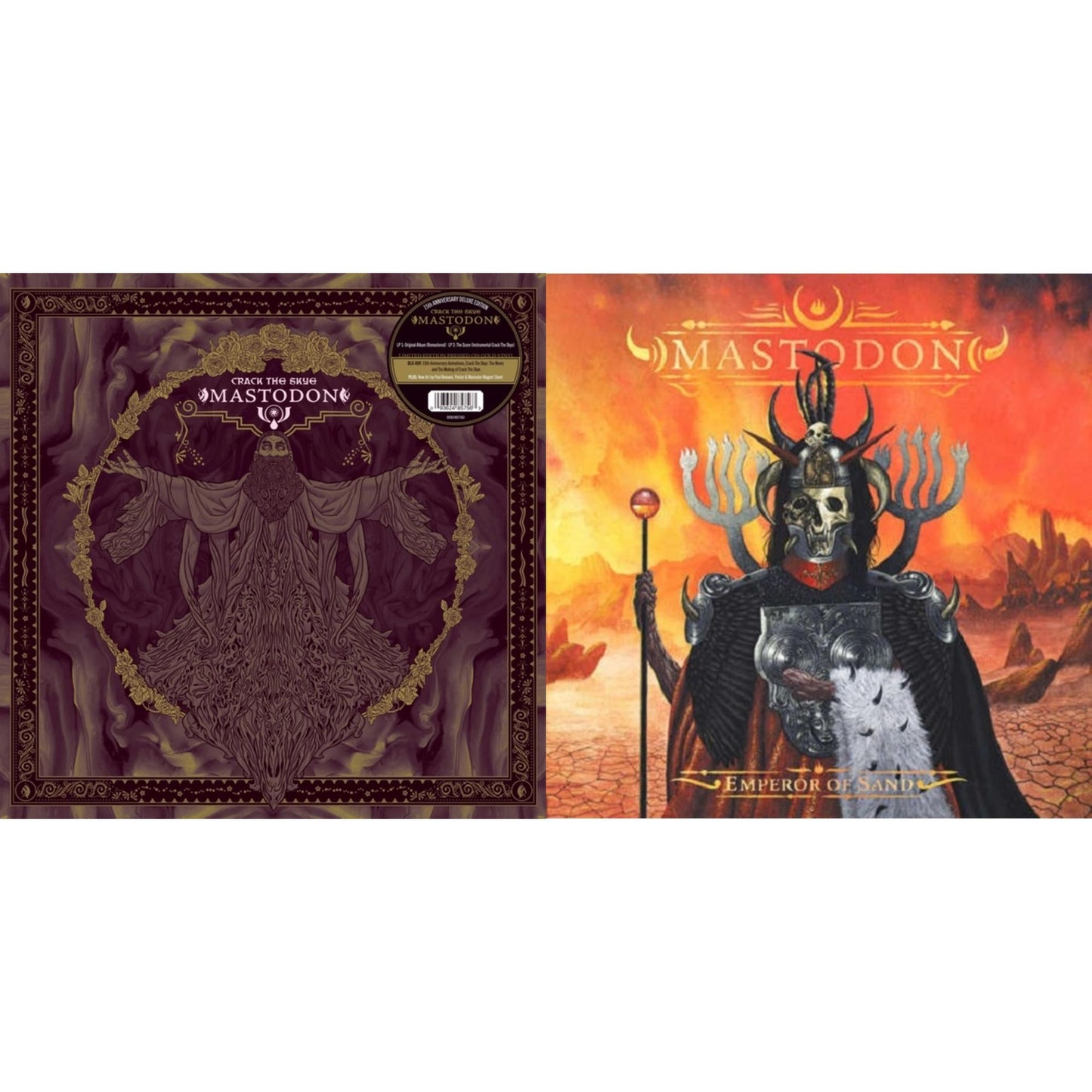 Crack The Skye (15Th Anniversary/Deluxe/2LP/Gold Vinyl/Blu-Ray) & Emperor Of Sand (2LP/180G)