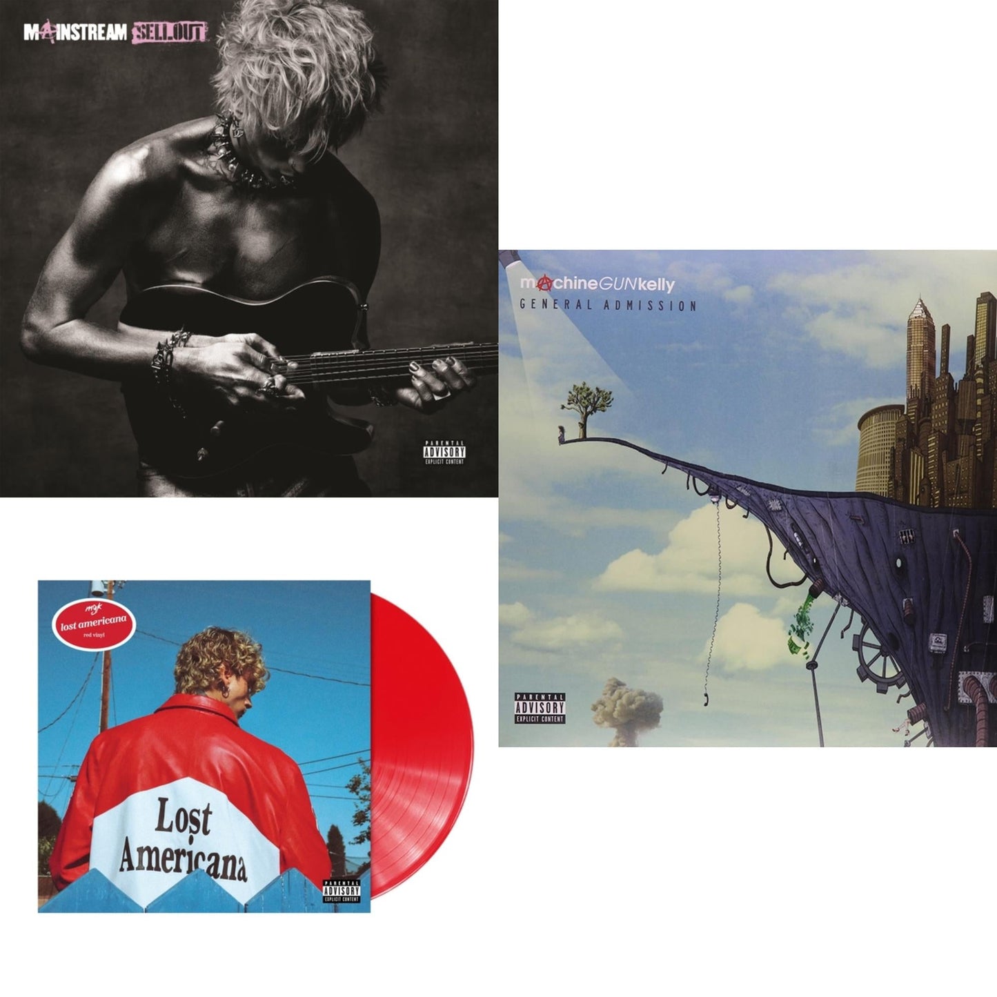Mainstream Sellout (X) & Lost Americana (X) (Brick Red LP Vinyl) & General Admission (Exp) (Dlx)