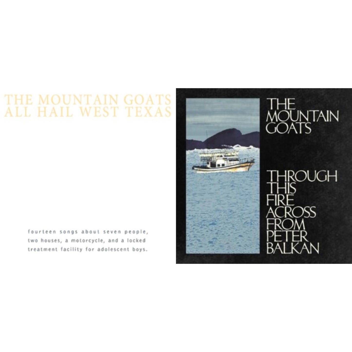 All Hail West Texas & Through This Fire Across From Peter Balkan (2LP)