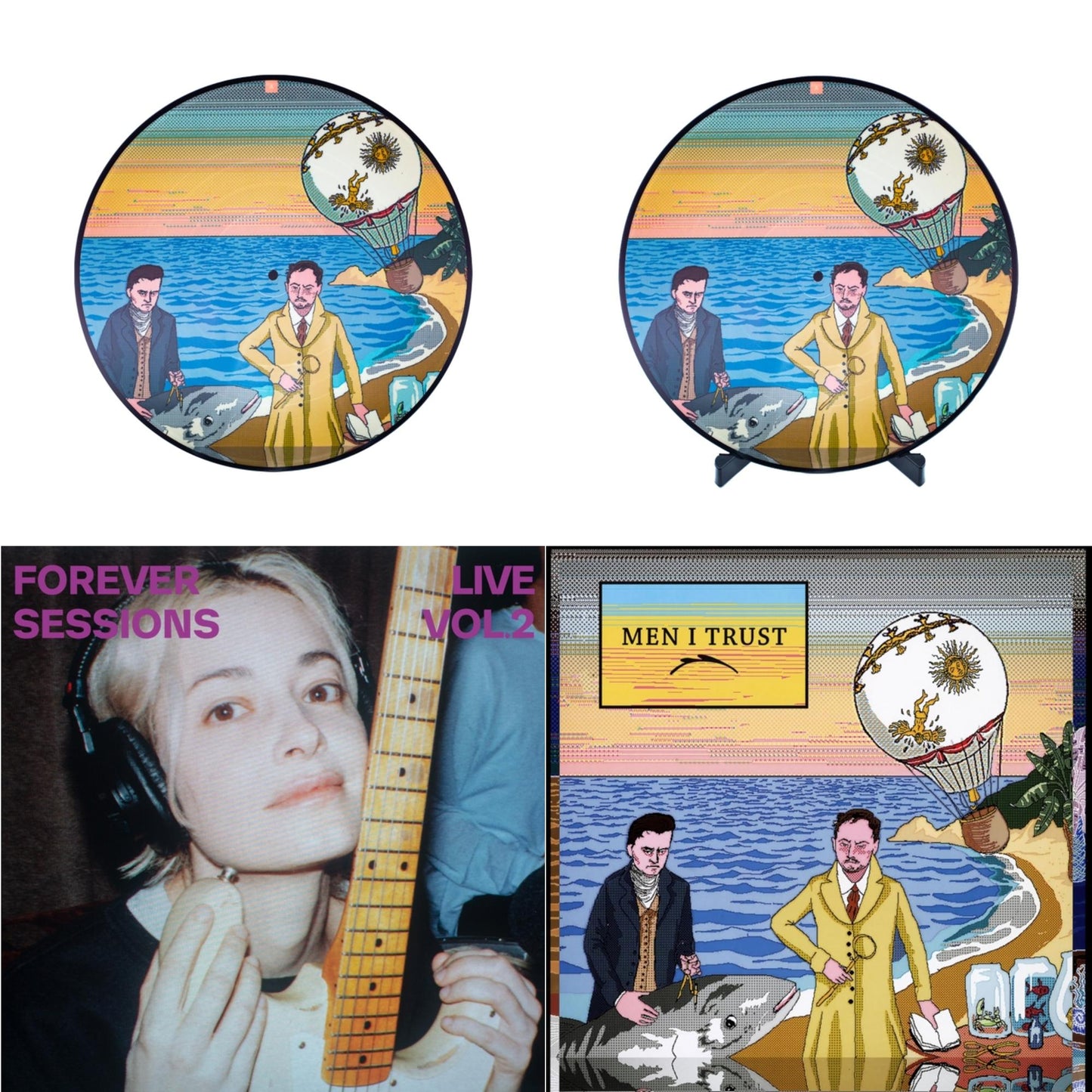Headoom (Picture Disc) & Men I Trust (Picture Disc) & Forever Live Sessions Vol 2 & Men I Trust