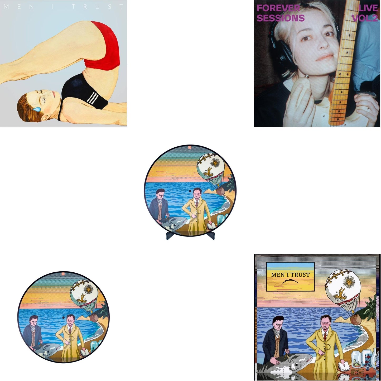 Headroom & Headoom (Picture Disc) & Men I Trust (Picture Disc) & Forever Live Sessions Vol 2 & Men I Trust