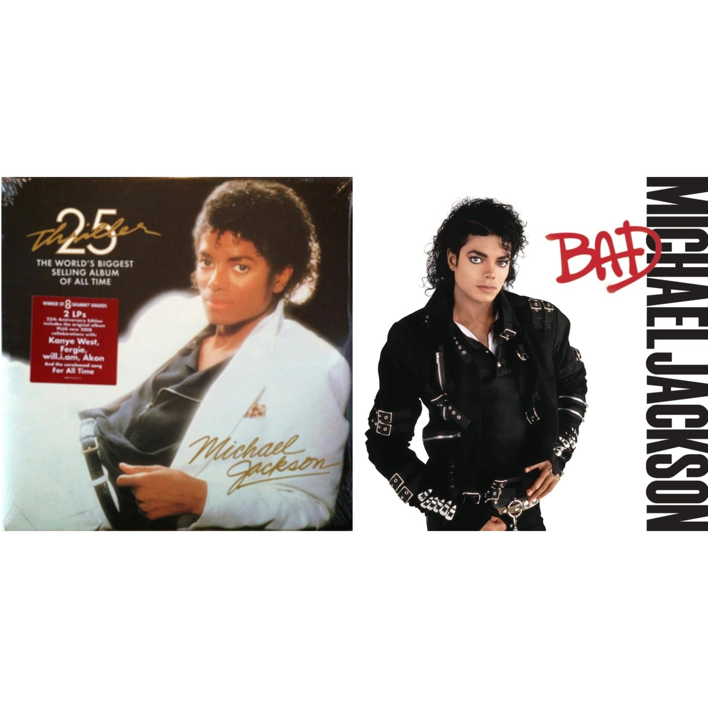 Thriller (25Th Anniversary Edition/2LP/180G/Gatefold) & Bad (140G/Gatefold)