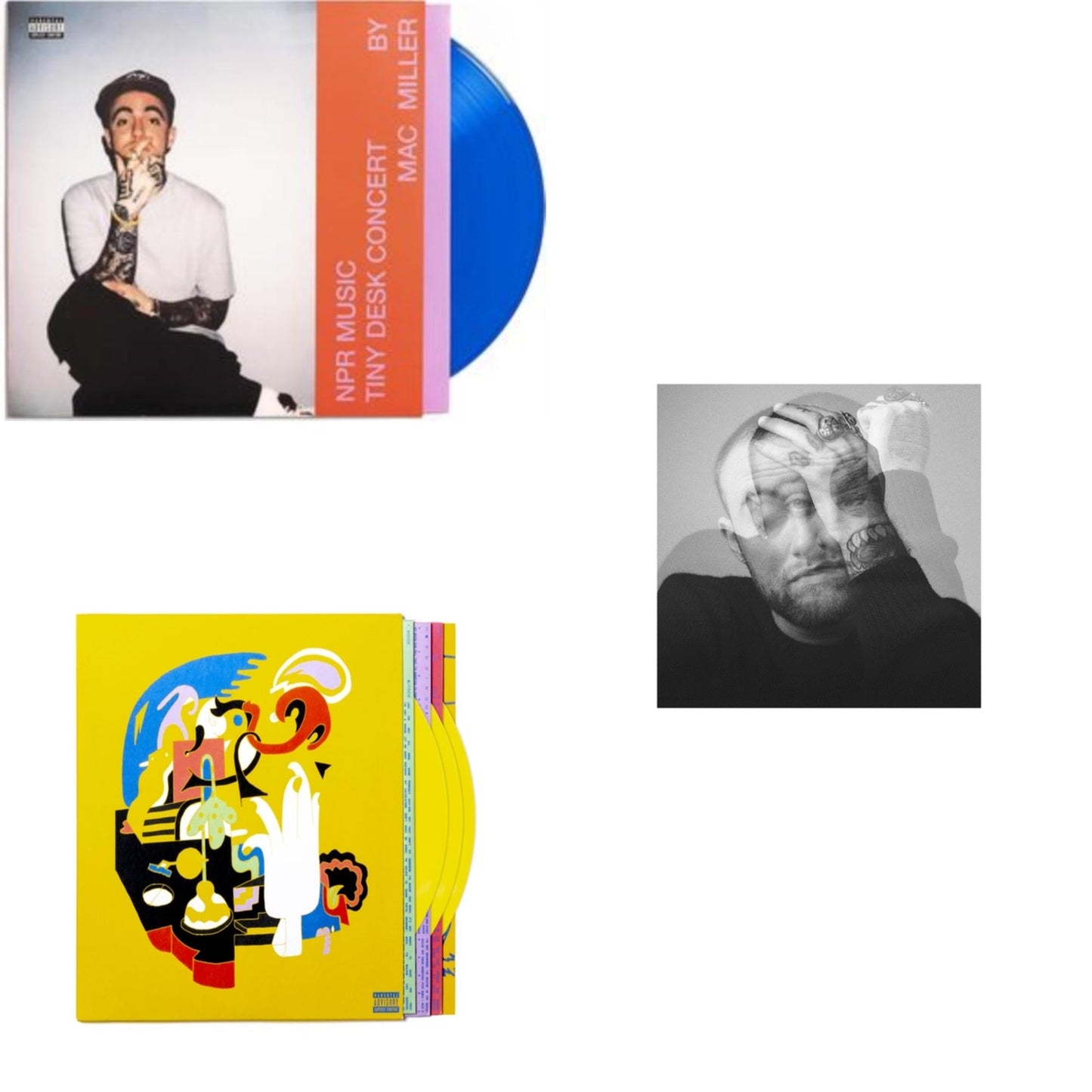 Npr Music Tiny Desk ConcertĀ (Translucent Blue LP Vinyl/B-Side Etching/Insert) & Faces (3LP/Yellow Vinyl) & Circles (2LP/Clear Vinyl)