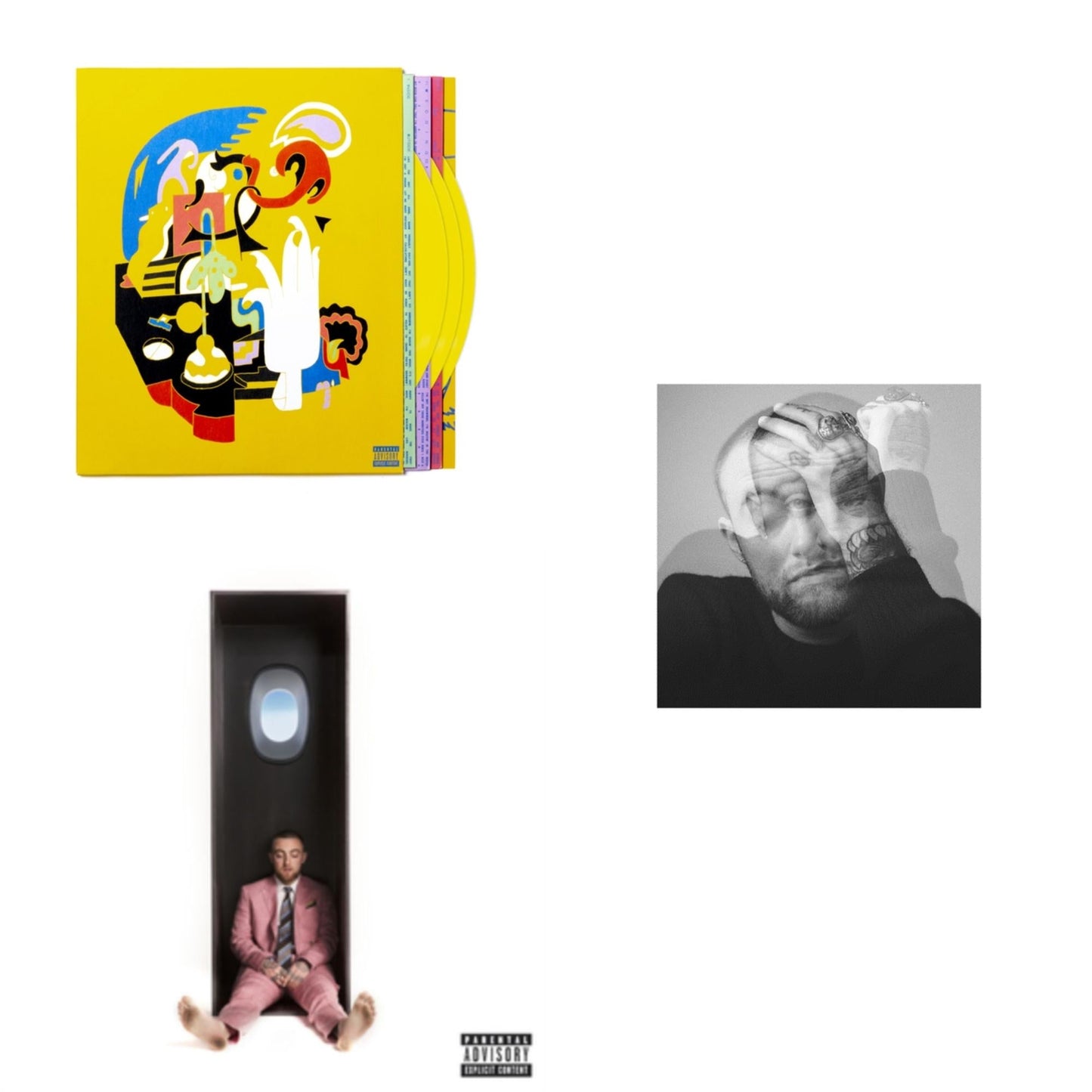 Faces (3LP/Yellow Vinyl) & Swimming (X) & Circles (2LP/Clear Vinyl)