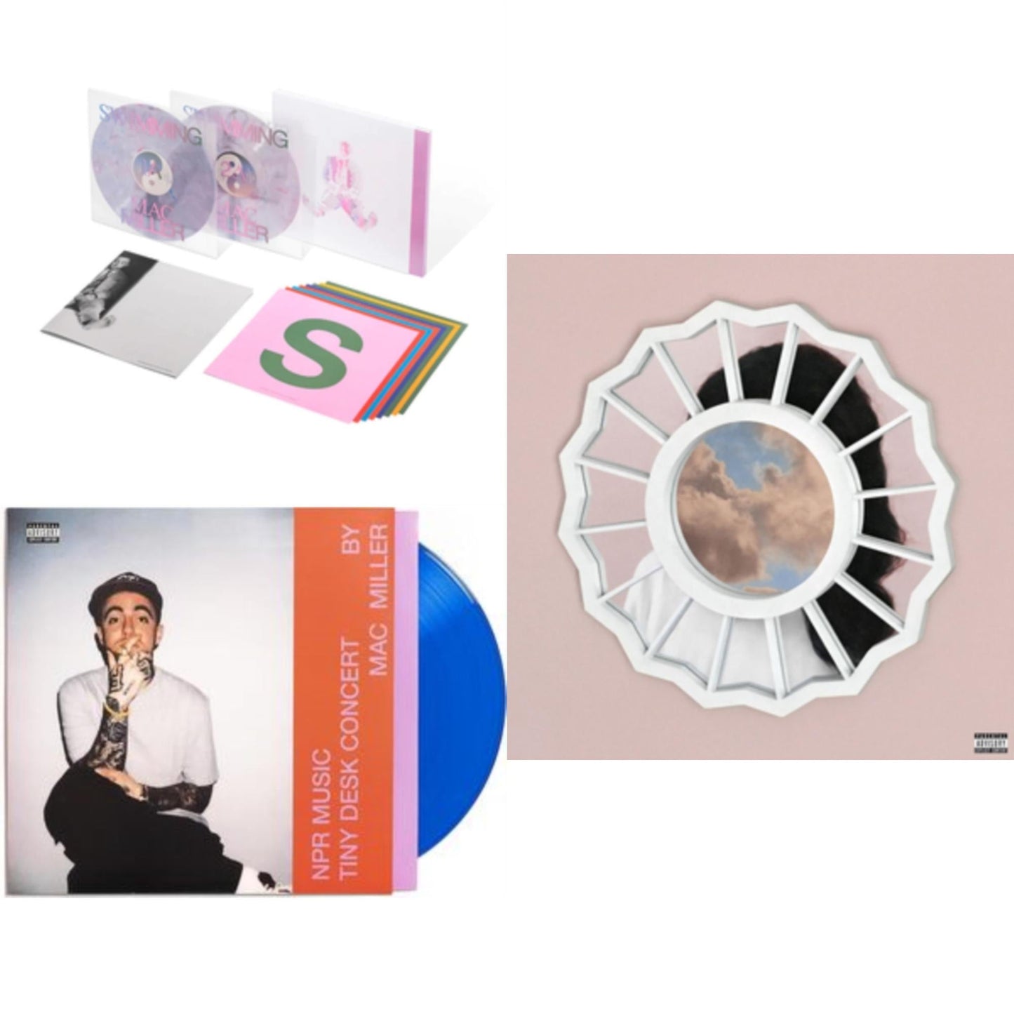 Npr Music Tiny Desk ConcertĀ (Translucent Blue LP Vinyl/B-Side Etching/Insert) & Swimming (5 Year) (2LP/Milky Clear/Hot Pink/Sky Blue Marble Vinyl) & Divine Feminine (X)
