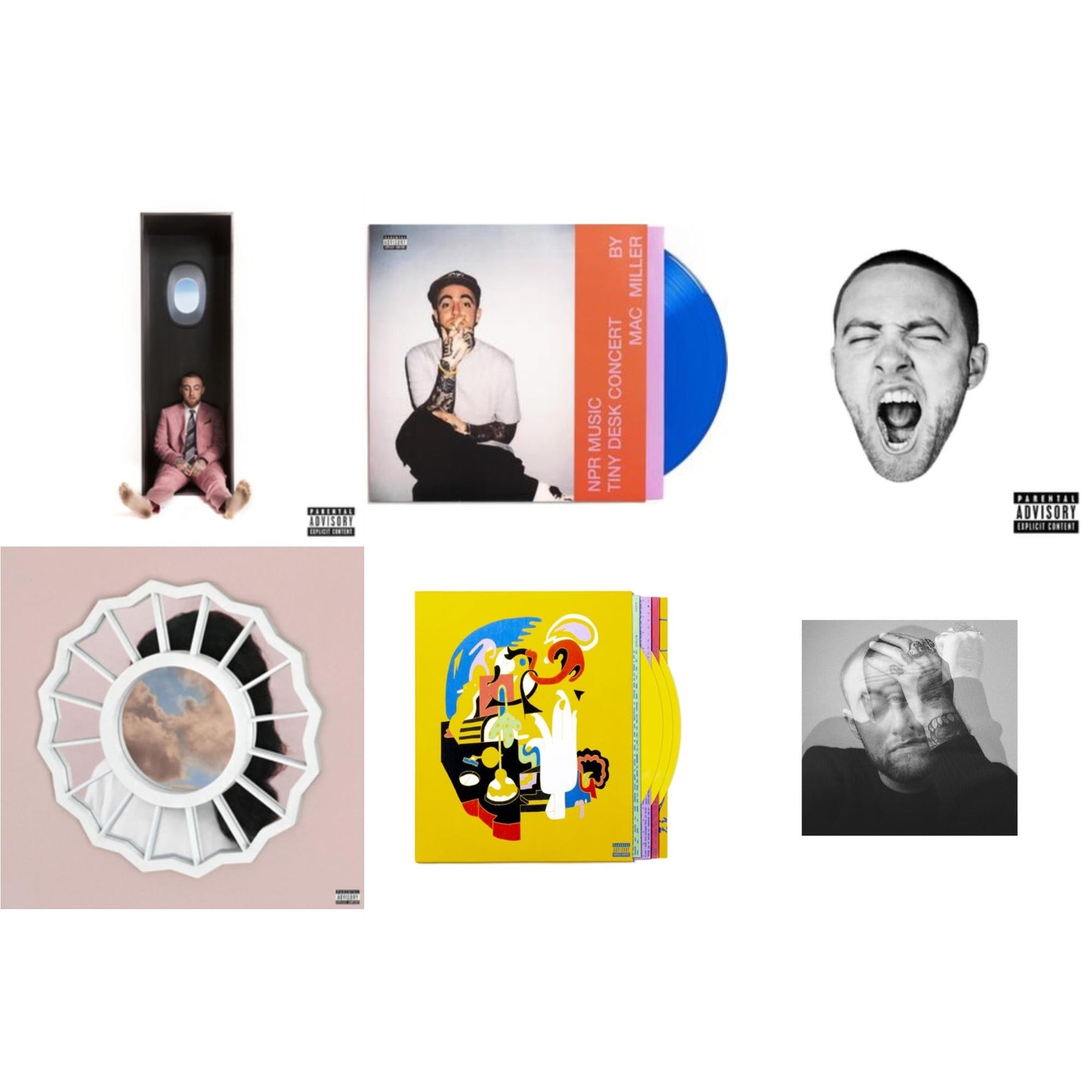 Npr Music Tiny Desk ConcertĀ (Translucent Blue LP Vinyl/B-Side Etching/Insert) & Faces (3LP/Yellow Vinyl) & Swimming (X) & Circles (2LP/Clear Vinyl) & Divine Feminine (X) & Go:Od Am (X)