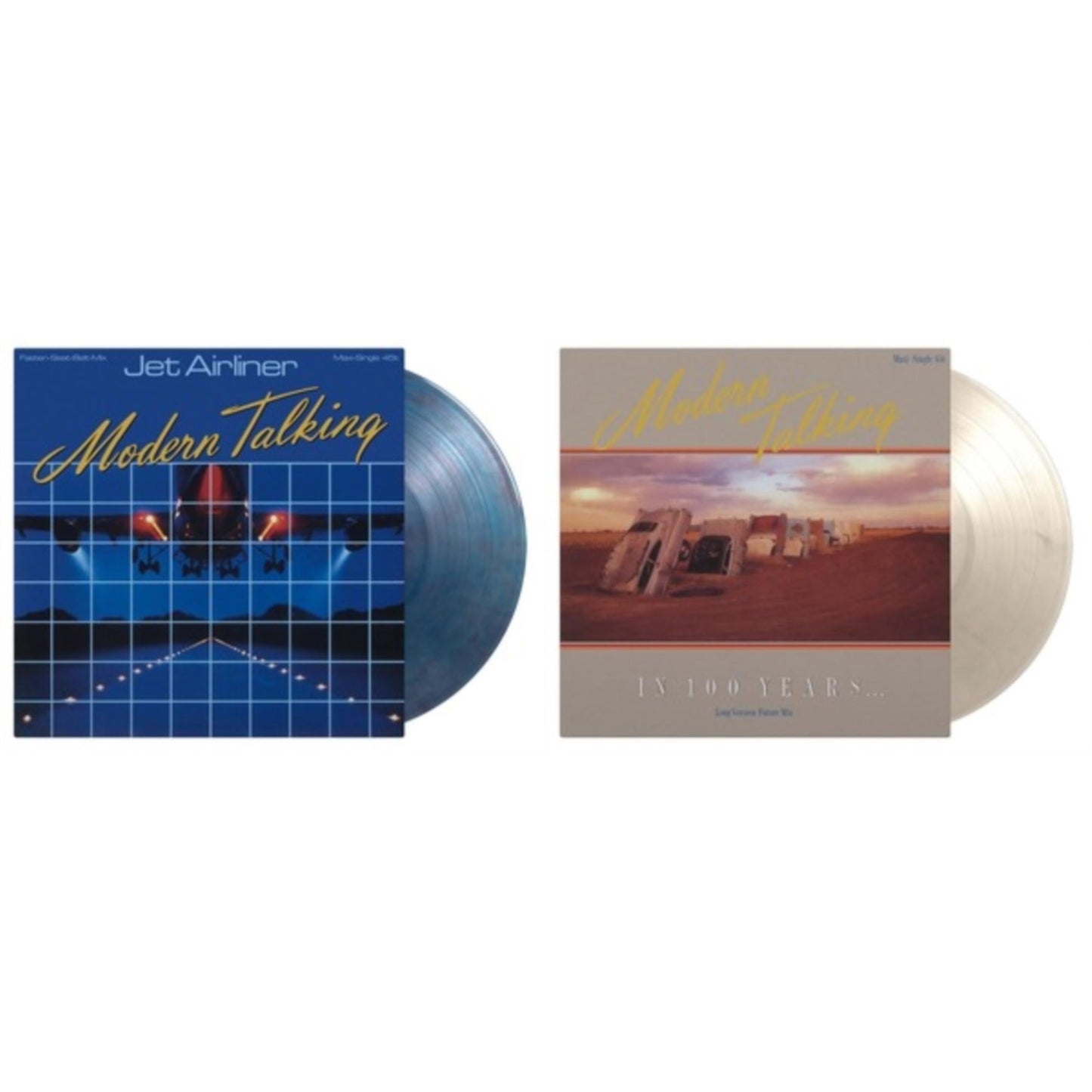 Jet Airliner (Translucent Blue & Red Marbled Vinyl/180G) & In 100 Years (180G/Silver Marbled Vinyl)