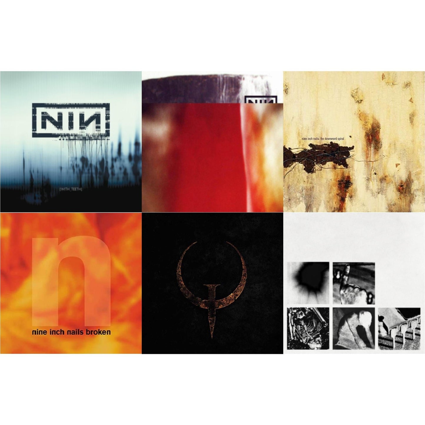 With Teeth (2LP) & Fragile (3LP/180G/2016 Remaster) & Downward Spiral (2LP/180G/2016 Remaster) & Broken (180G/LP/7Inch) & Quake (2LP) & Bad Witch (LP)
