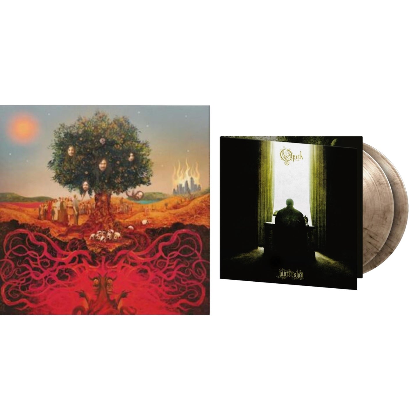 Heritage (2LP/180G) & Watershed (2LP/Silver & Black Marbled Vinyl/180G/Numbered)