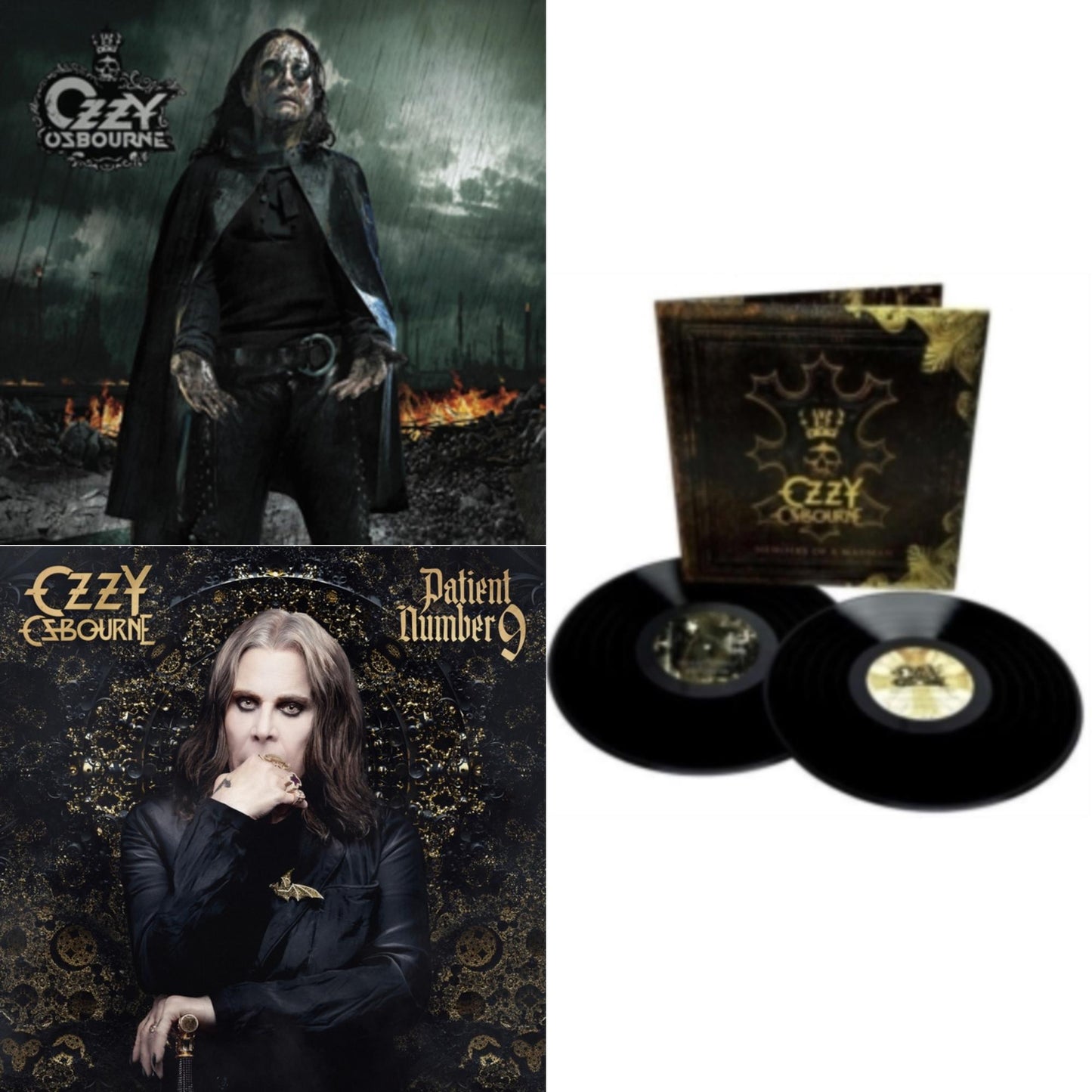 Black Rain (2LP) & Patient Number 9 (2LP/Crystal Clearvinyl) & Memoirs Of A Madman (2LP/180G/Gatefold)