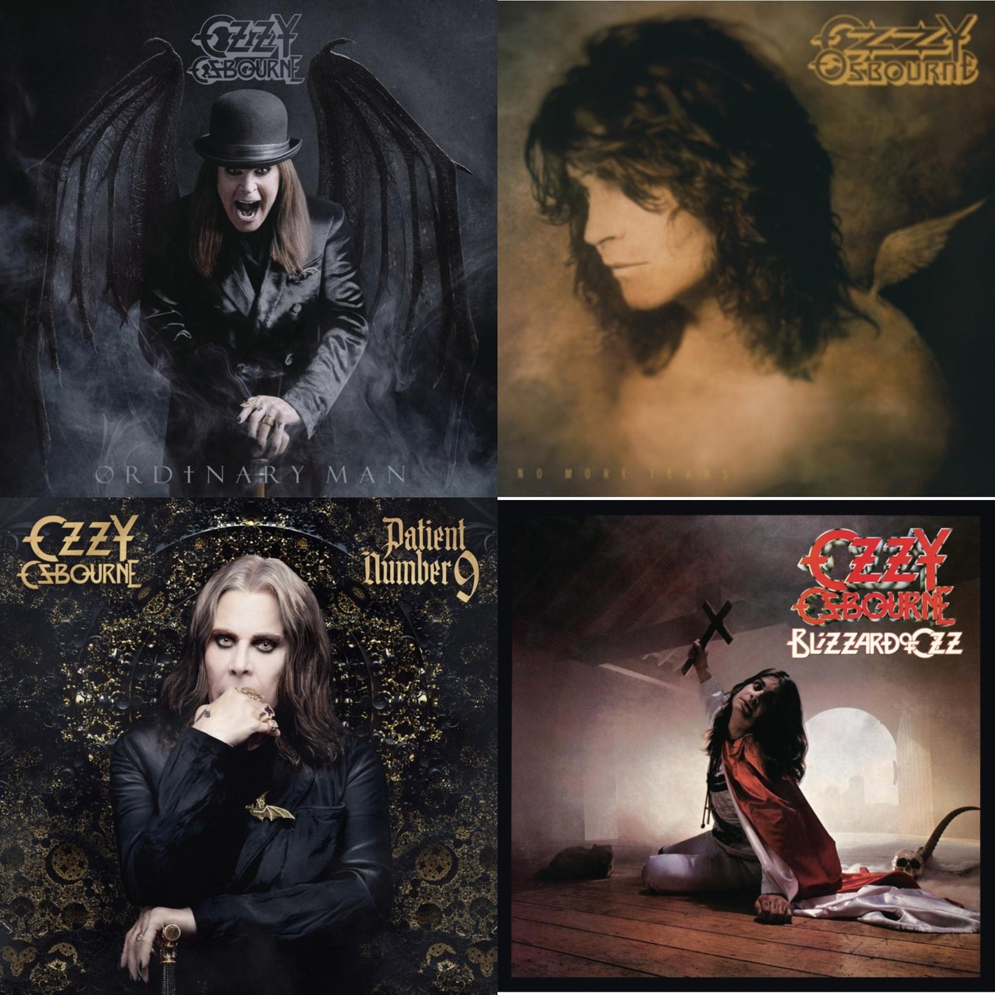 Ordinary Man (140G) & No More Tears (2LP) & Patient Number 9 (Picture Disc/2LP) & Blizzard Of Ozz (180G/30Th Anniversary Legacy Edition)