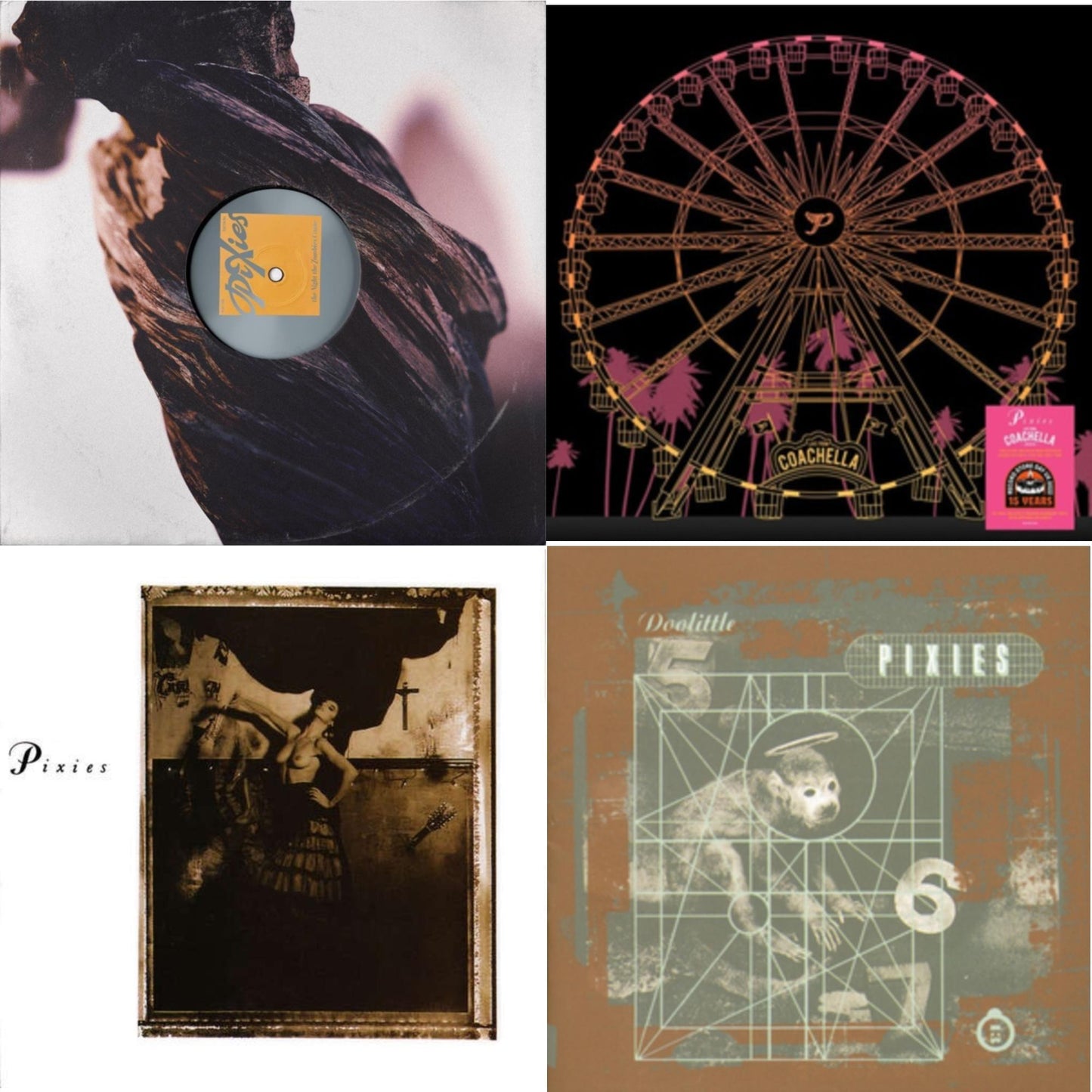 Night The Zombies Came & Live At Coachella 2004 (140G/Orange & Yellow Marbled LP Vinyl/Etching D-Side) & Surfer Rosa & Doolittle