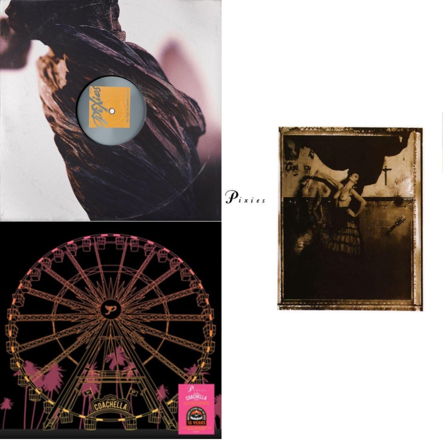 Night The Zombies Came & Live At Coachella 2004 (140G/Orange & Yellow Marbled LP Vinyl/Etching D-Side) & Surfer Rosa