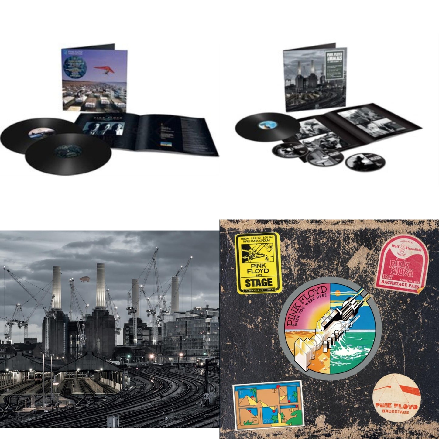 Momentary Lapse Of Reason (Remixed & Updated) (2LP/180G) & Animals (2018 Remix) (LP/CD/DVD/Blu-Ray/180G) & Animals (2018 Remix) (180G/LP/CD/Blu-Ray/DVD) & Wish You Were Here (50Th Anniversary/3LP)