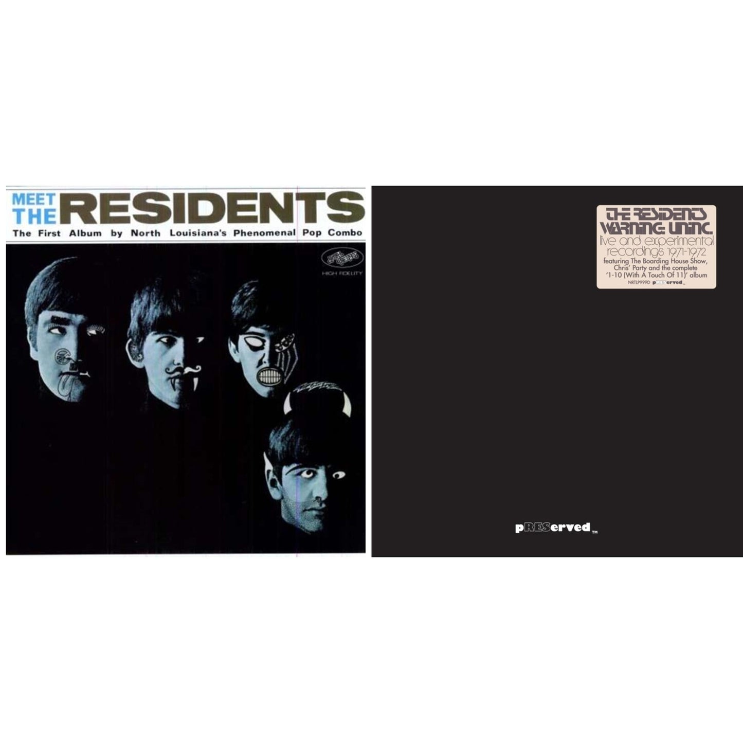 Warning: Uninc.: Live & Experimental Recordings 1971-1972 (2LP) & Meet The Residents