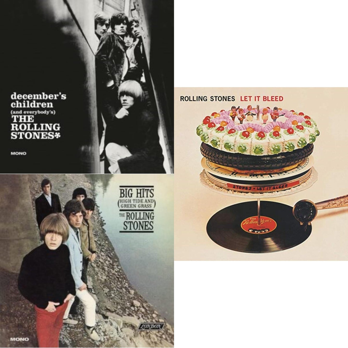 December's Children (& Everybody's) & Big Hits (High Tide Green Grass LP Vinyl) & Let It Bleed (50Th Anniversary Edition)
