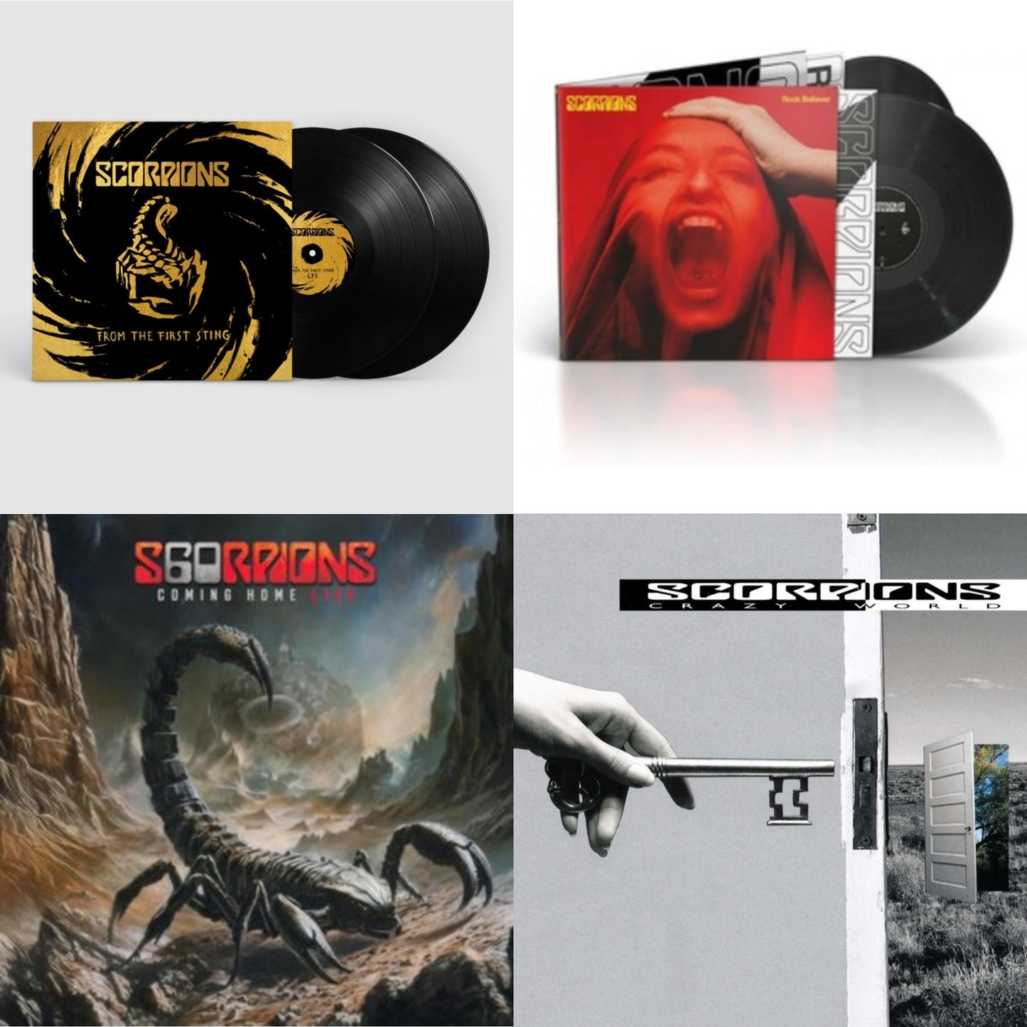 From The First Sting (180G/2LP) & Rock Believer (Deluxe/180G/2LP/Limited) & Coming Home Live (180G/2LP) & Crazy World