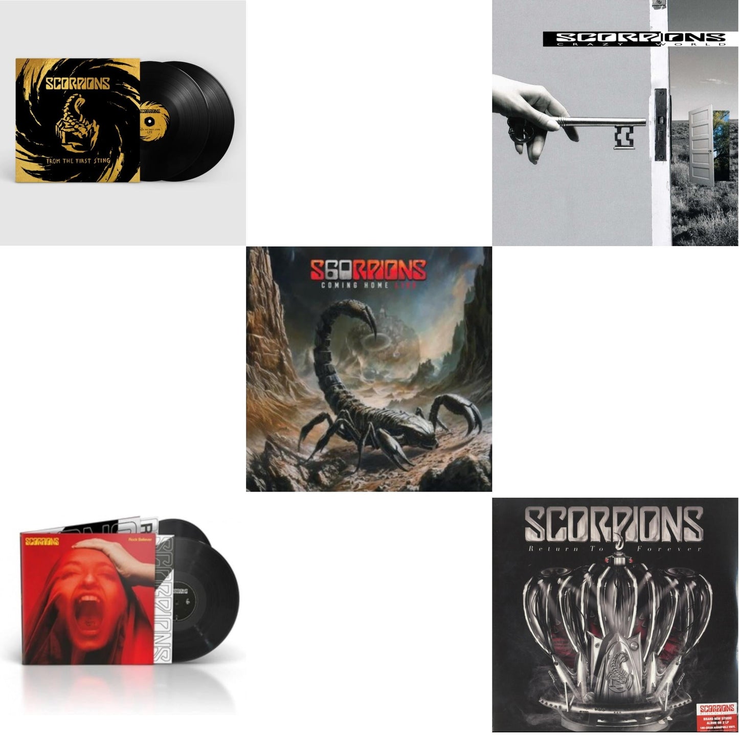 From The First Sting (180G/2LP) & Rock Believer (Deluxe/180G/2LP/Limited) & Coming Home Live (180G/2LP) & Crazy World & Return To Forever (2LP/180G/Dl Card/Gatefold)