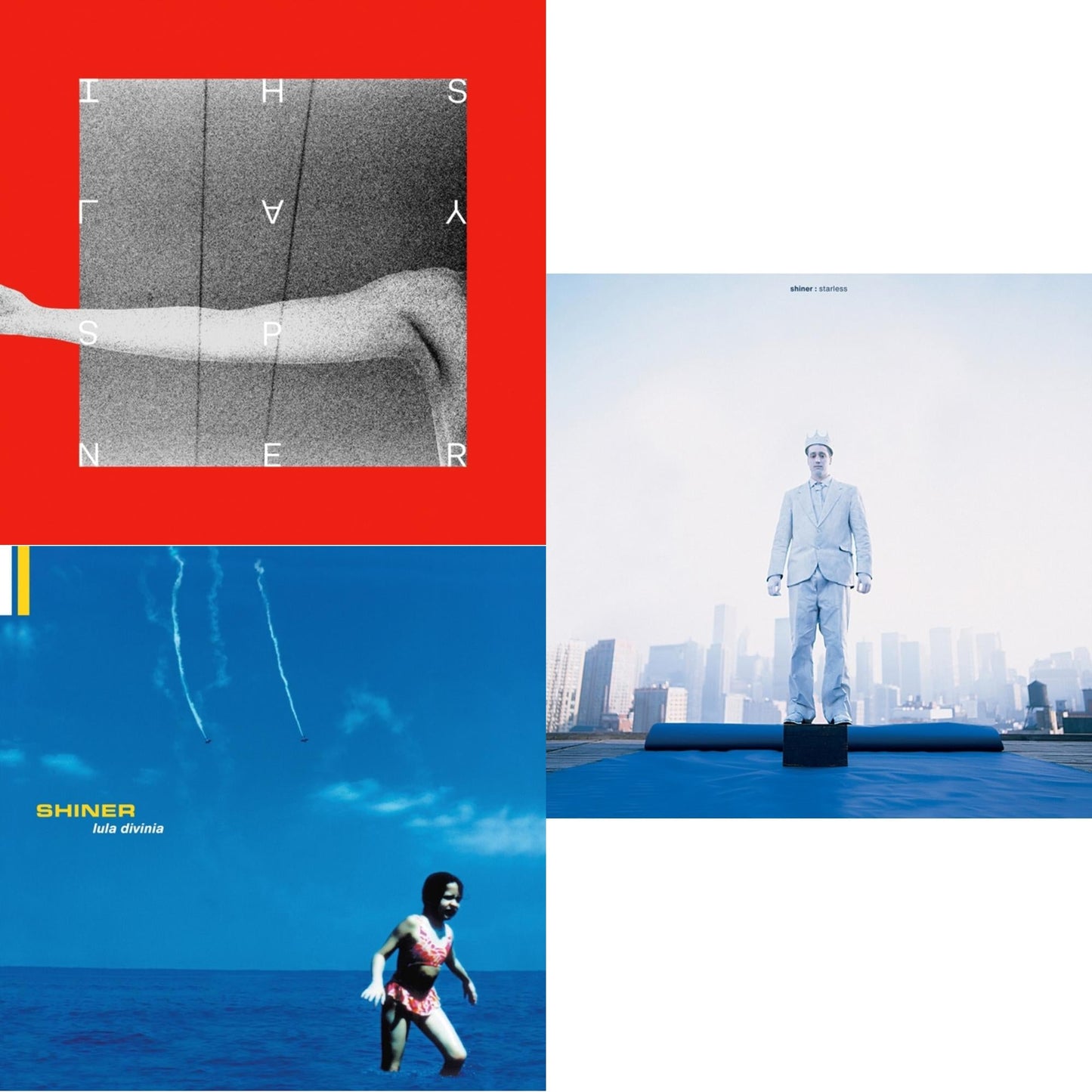 Splay (Transparent Red LP Vinyl) & Luna Divinia (Mustard Yellow LP Vinyl) & Starless (Transparent Blue LP Vinyl)