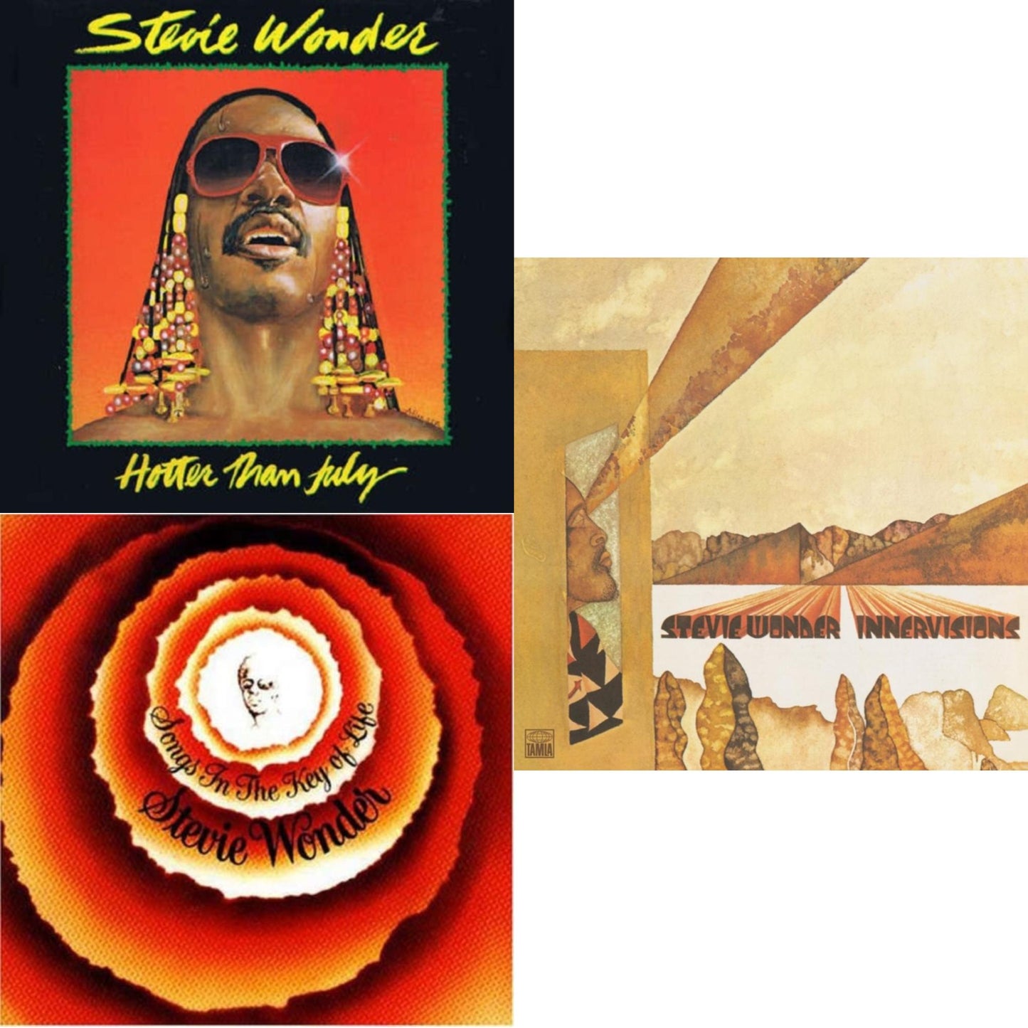 Innervisions & Songs In The Key Of Life & Hotter Than July