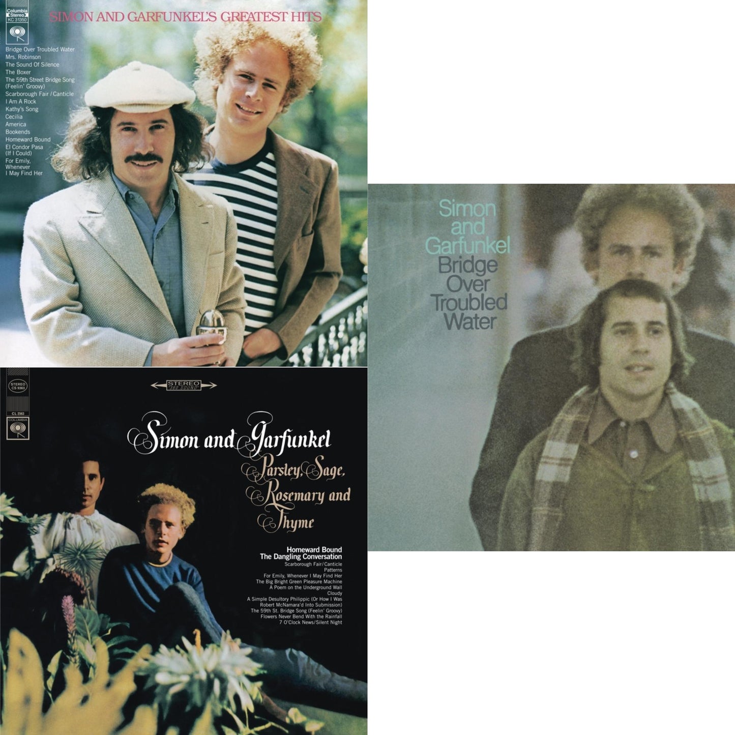 Greatest Hits (140G/Dl Code) & Parsley, Sage, Rosemary And Thyme (180G LP Vinyl/ Dl Insert) & Bridge Over Troubled Water (180G LP Vinyl/ Dl Insert)