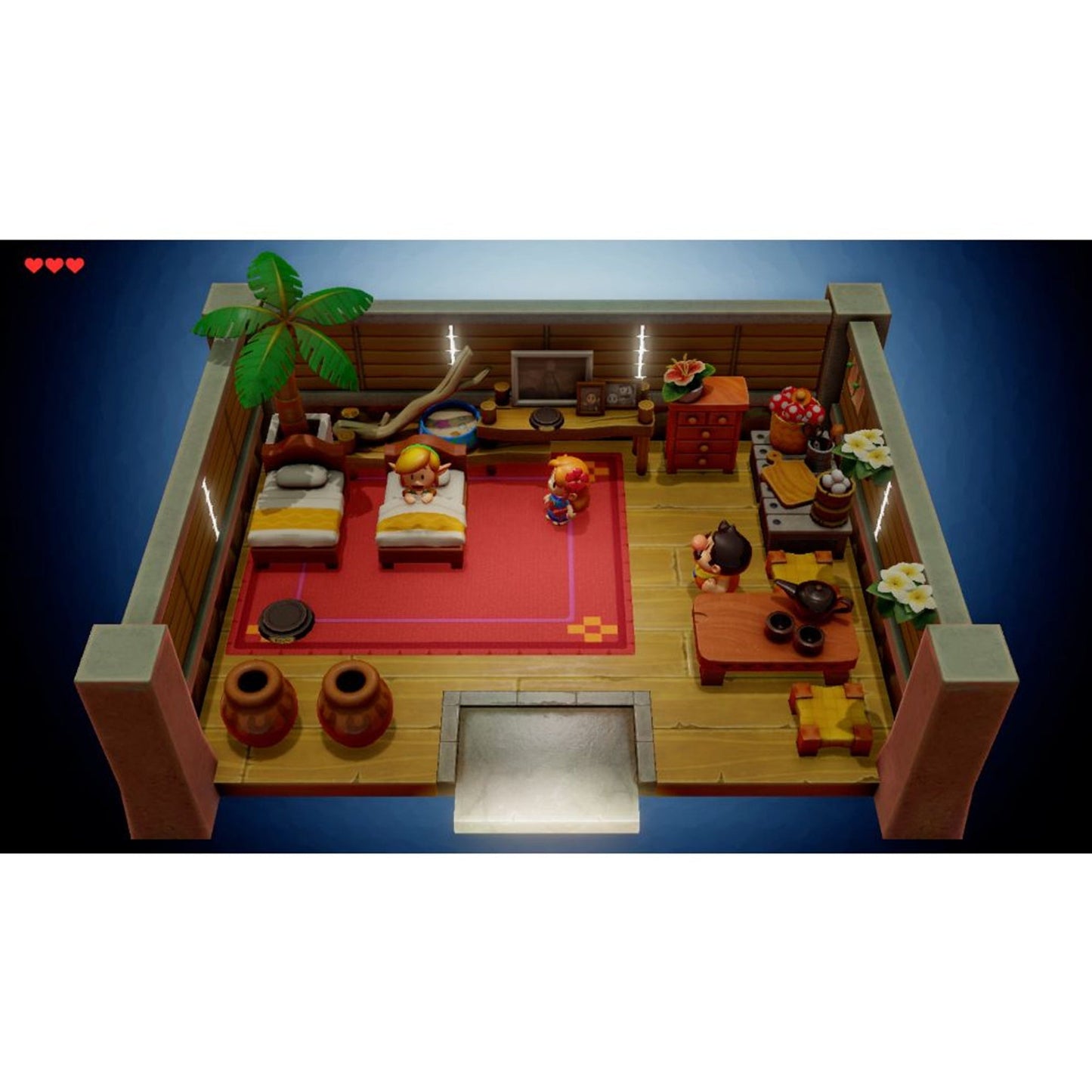 This is brand new.Explore a reimagined Koholint Island in one of the most beloved games in the Legend of Zelda series.
Link has washed ashore on a mysterious island with strange and colorful inhabitants. To escape the island, Link must collect magical instruments across the land and awaken the Wind Fish.