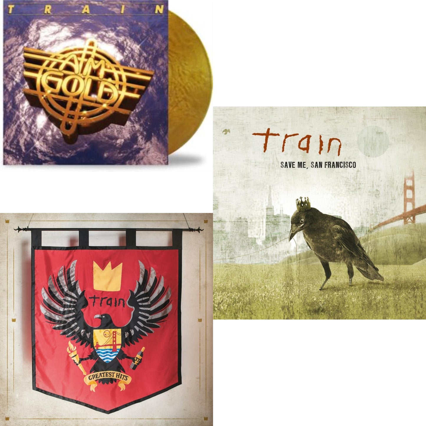 Am Gold (Metallic Gold LP Vinyl) & Greatest Hits (2LP) & Save Me, San Francisco (2LP)