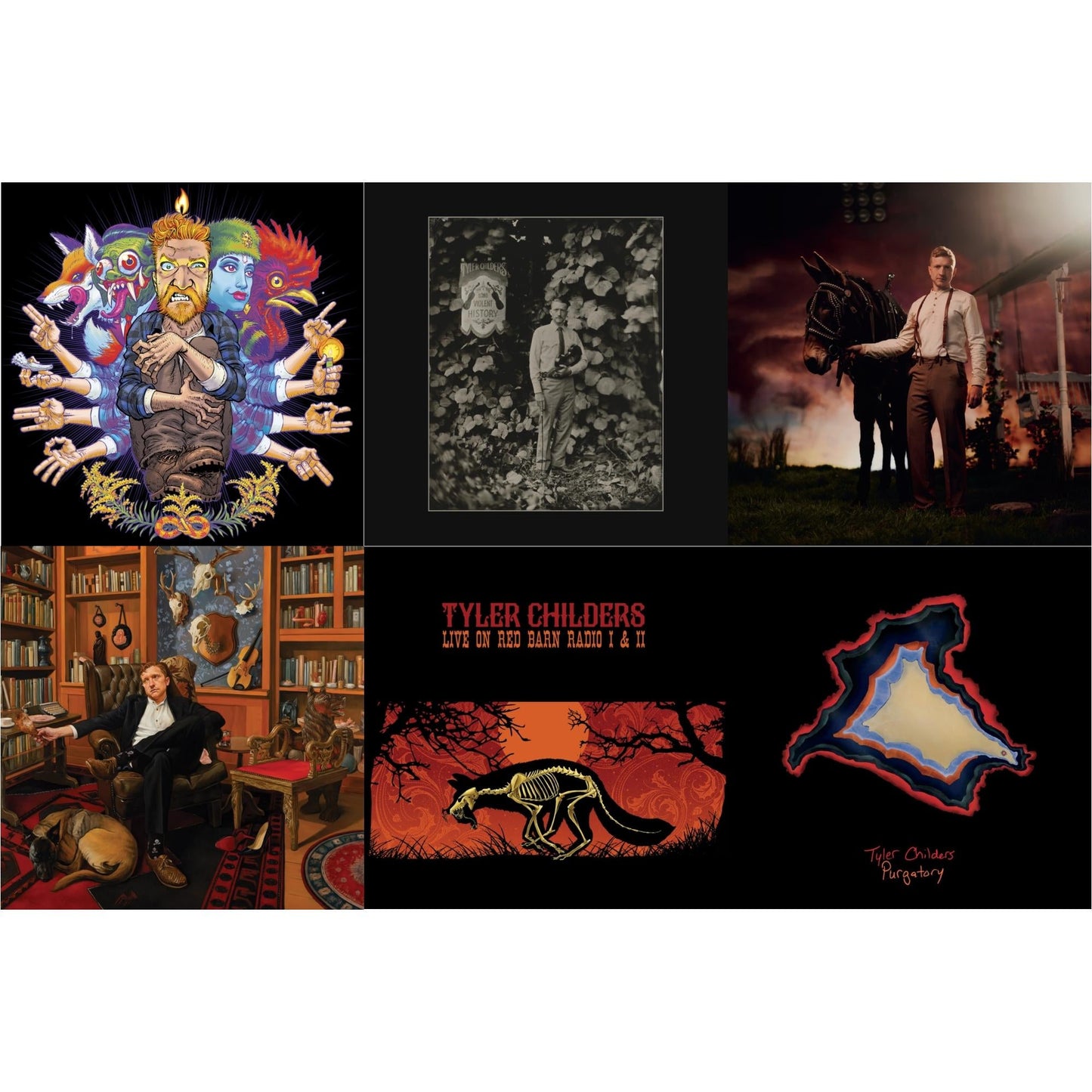 Country Squire (150G/Dl Code) & Long Violent History (140G/Insert) & Rustin In The Rain & Snipe Hunter (X) & Live On Red Barn Radio I & Ii & Purgatory