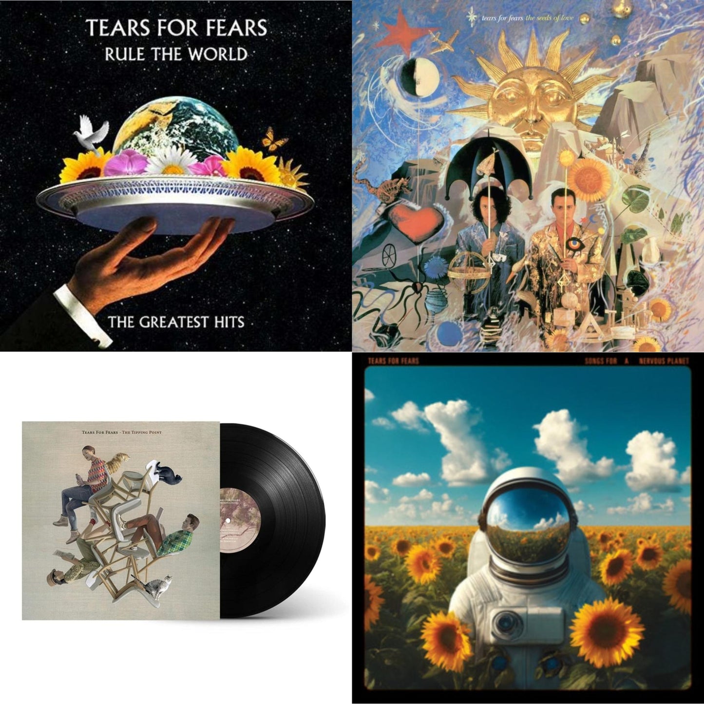 Rule The World (2LP) & Seeds Of Love & Tipping Point & Songs For A Nervous Planet (2LP)