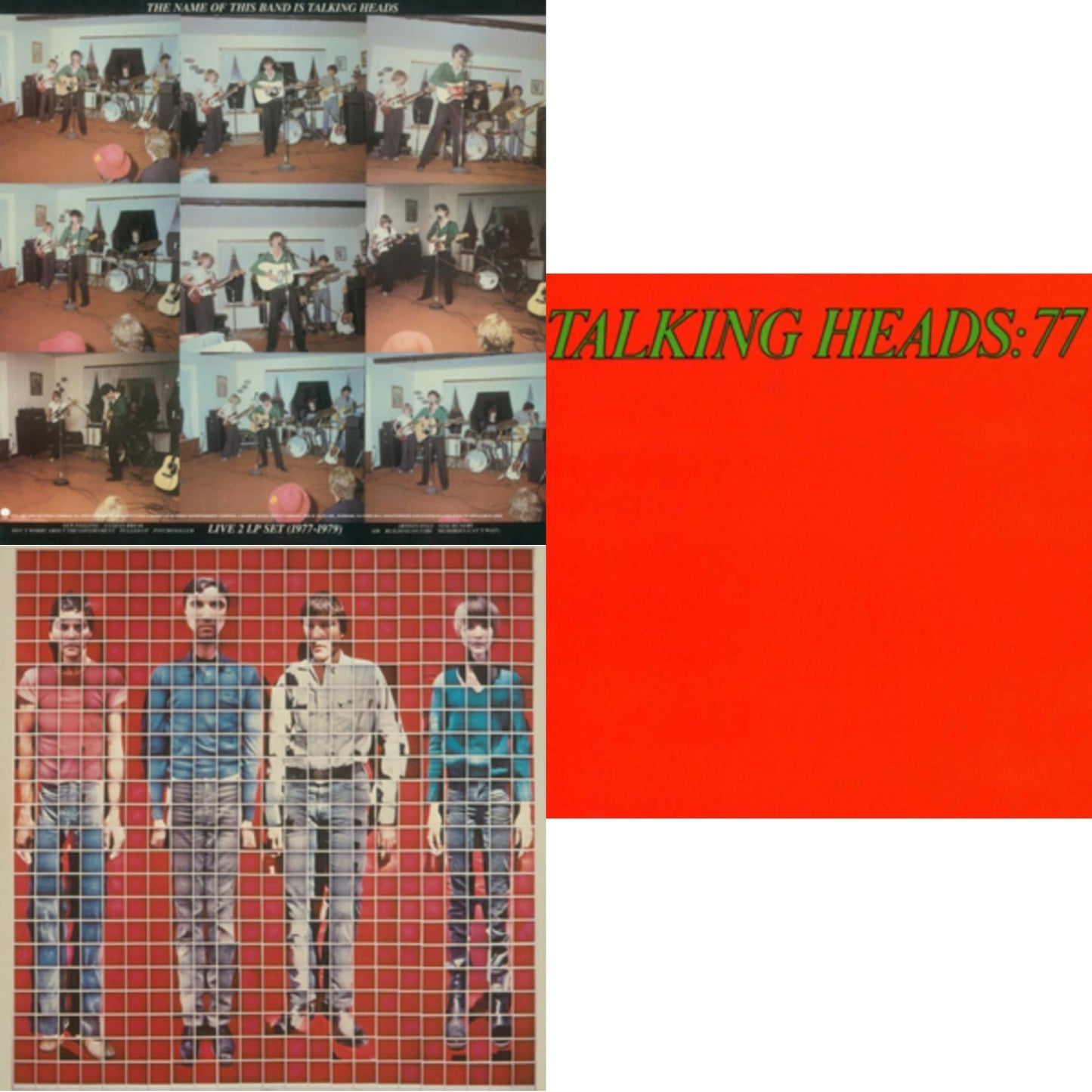 Name Of This Band Is Talking Heads & More Songs About Buildings & Food & Talking Heads: 77
