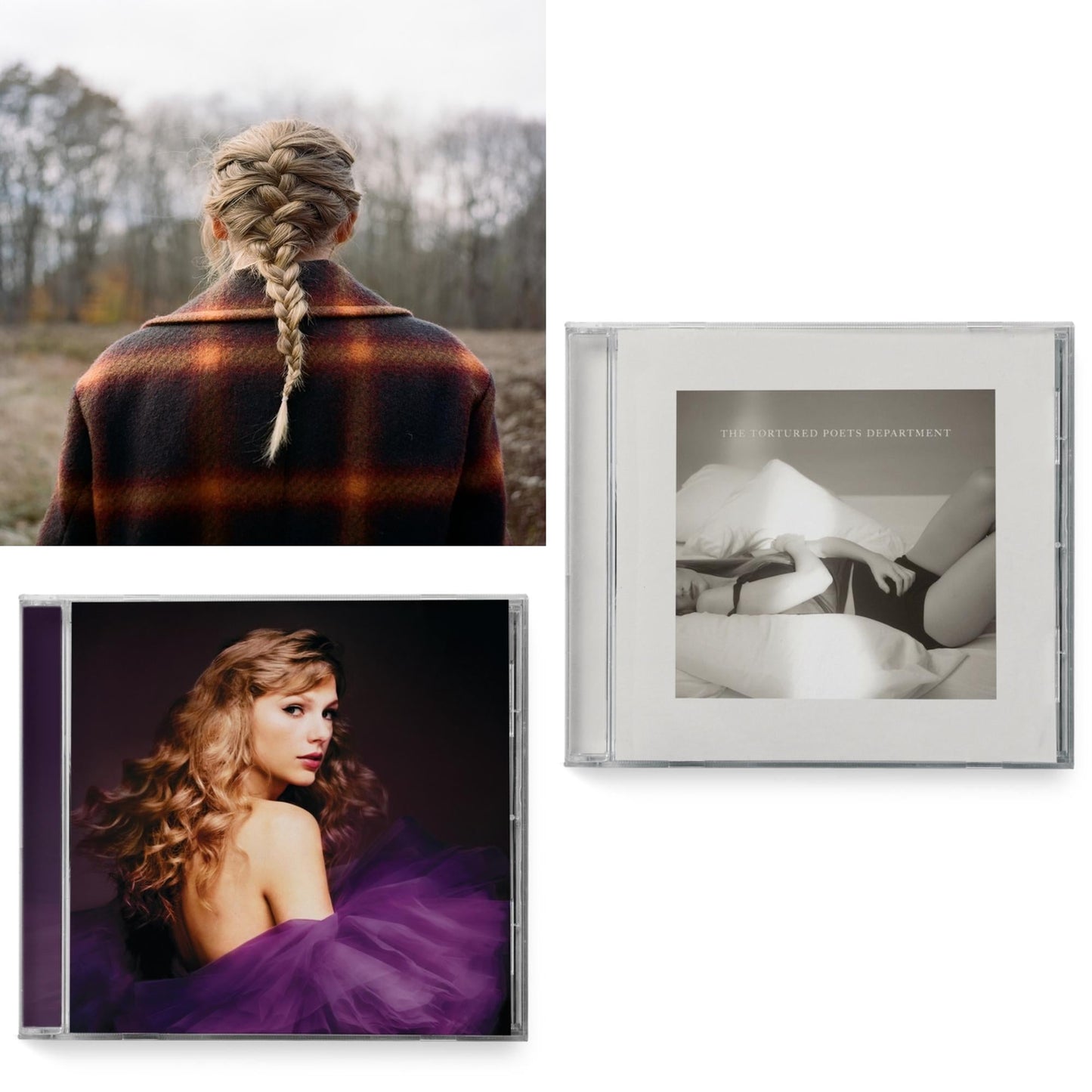 Evermore (X) & Speak Now (Taylor's Version) (2CD) & Tortured Poets DepartmentĀ (X) (Manuscript- Bonus Track)