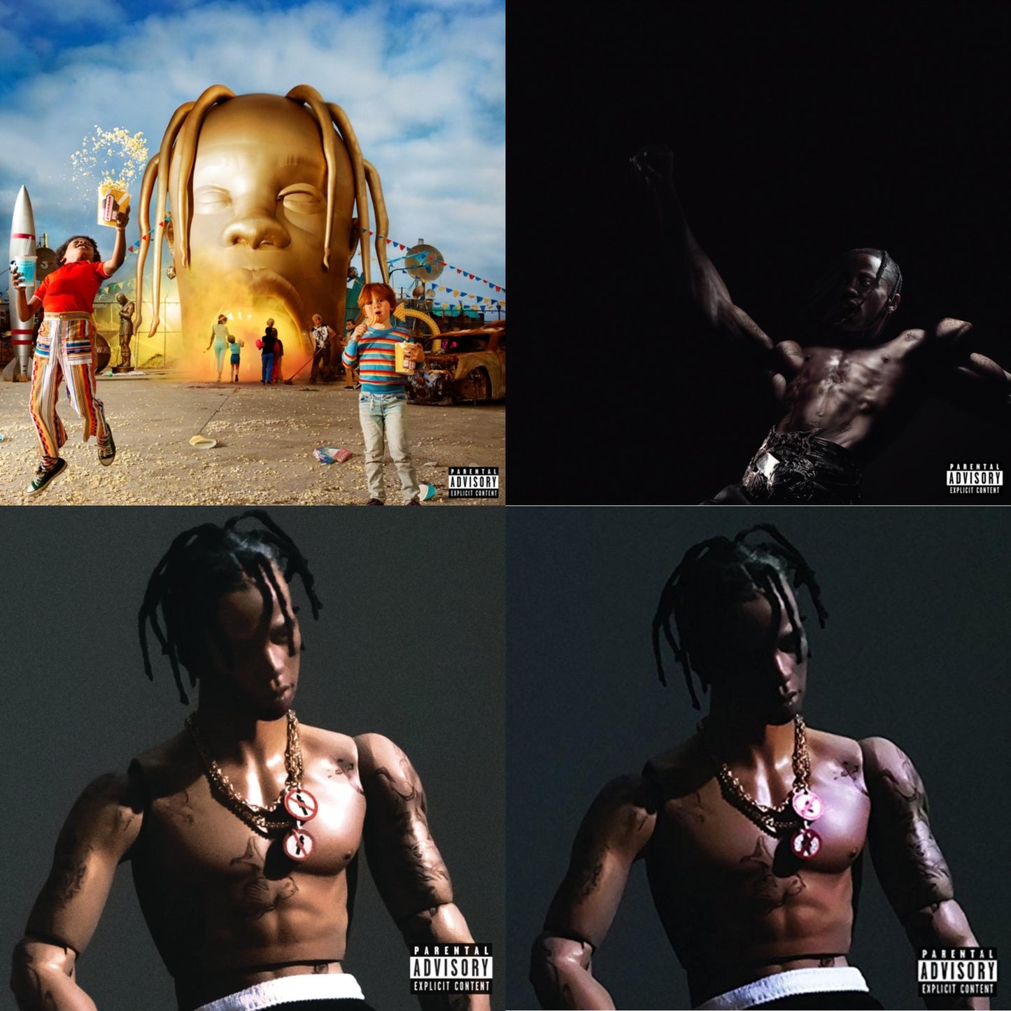 Astroworld & Utopia (X) & Rodeo (Exp) & Rodeo (Exp)