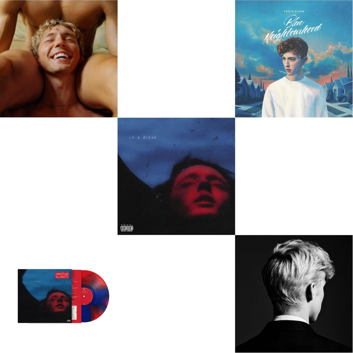 Something To Give Each Other (X) & In A Dream (5 Year Anniversary) (Red/Blue Swirl LP Vinyl/Ep) & In A Dream (Ep) (Light & Dark Blue Splatter LP Vinyl/180G) & Blue Neighbourhood & Bloom