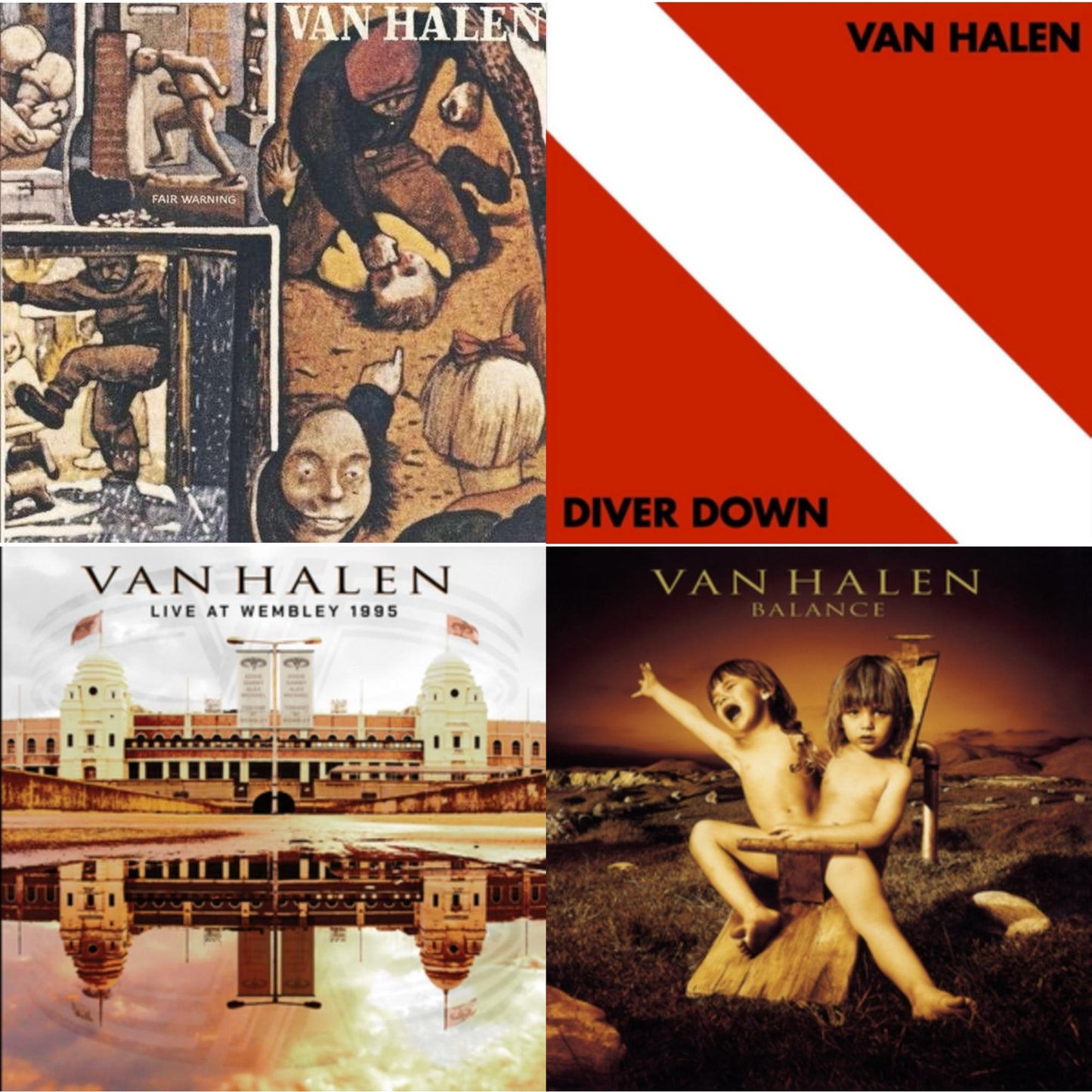 Fair Warning & Diver Down & Live At Wembley & Balance (Expanded Edition) (2LP)