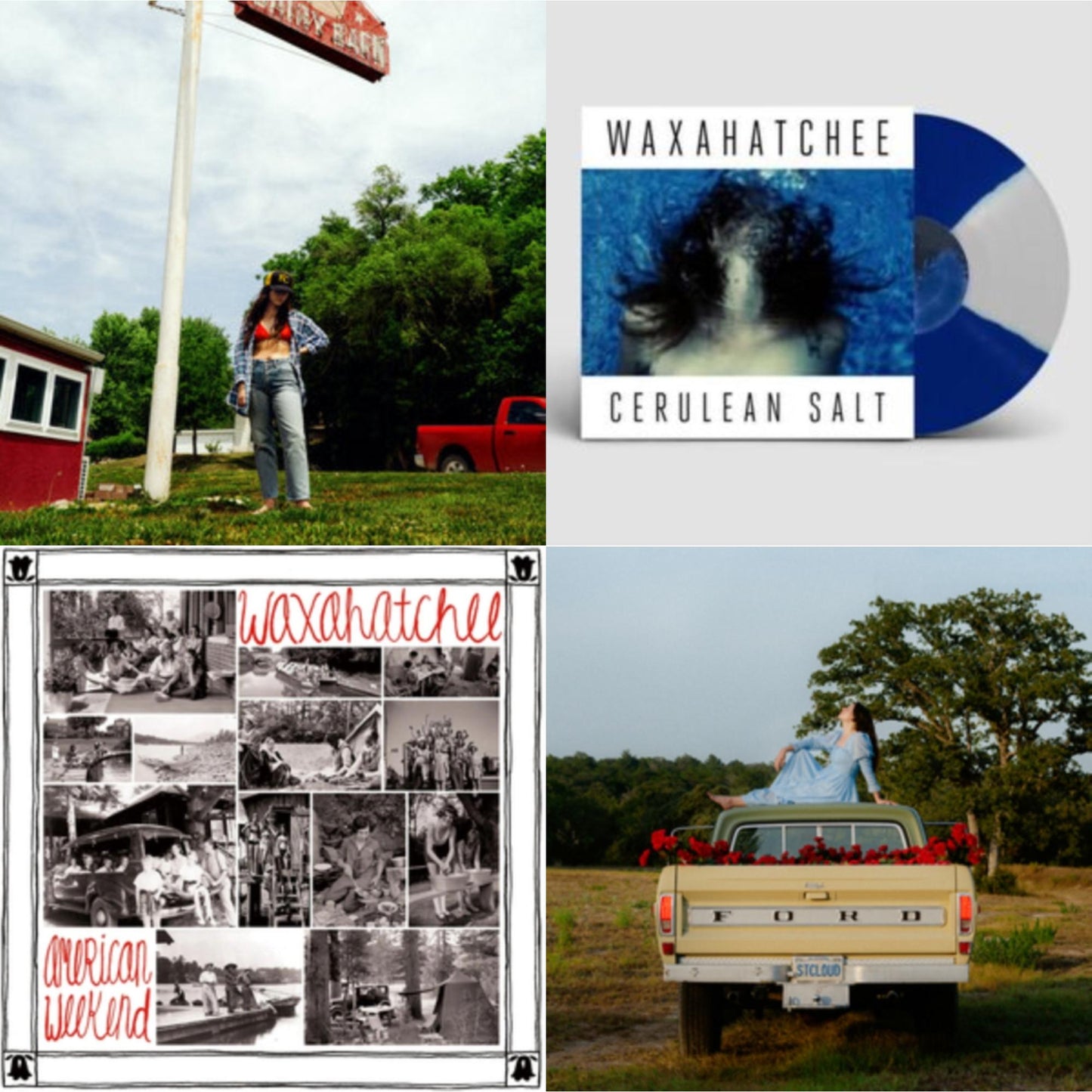 Tigers Blood & Cerulean Salt (Blue & Whte Quad LP Vinyl) & American Weekend (Black & Red Quad LP Vinyl) & Saint Cloud