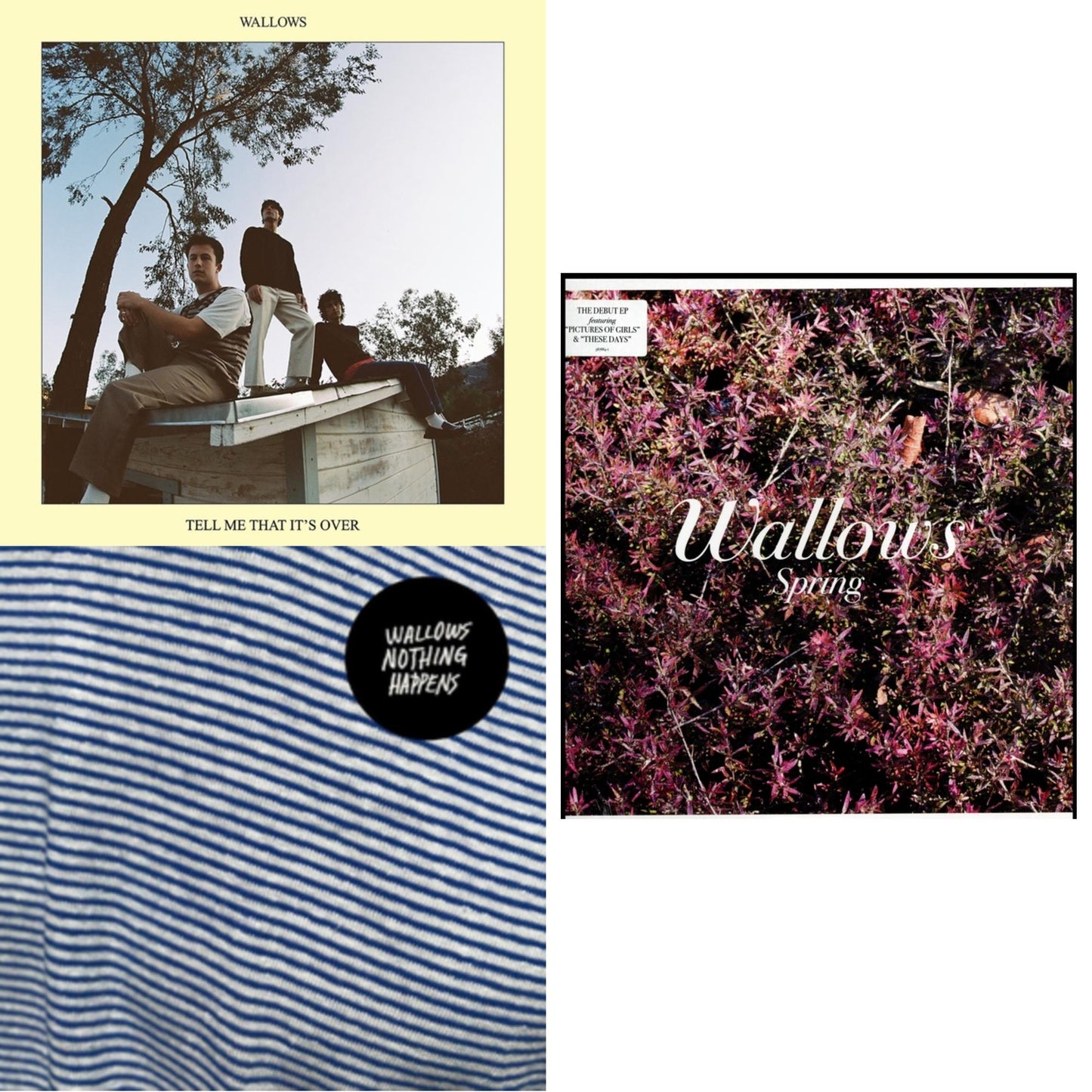 Tell Me That It's Over (Yellow LP Vinyl) & Nothing Happens (LP/Dl Code) & Spring Ep (X) (Pink & Green LP Vinyl)