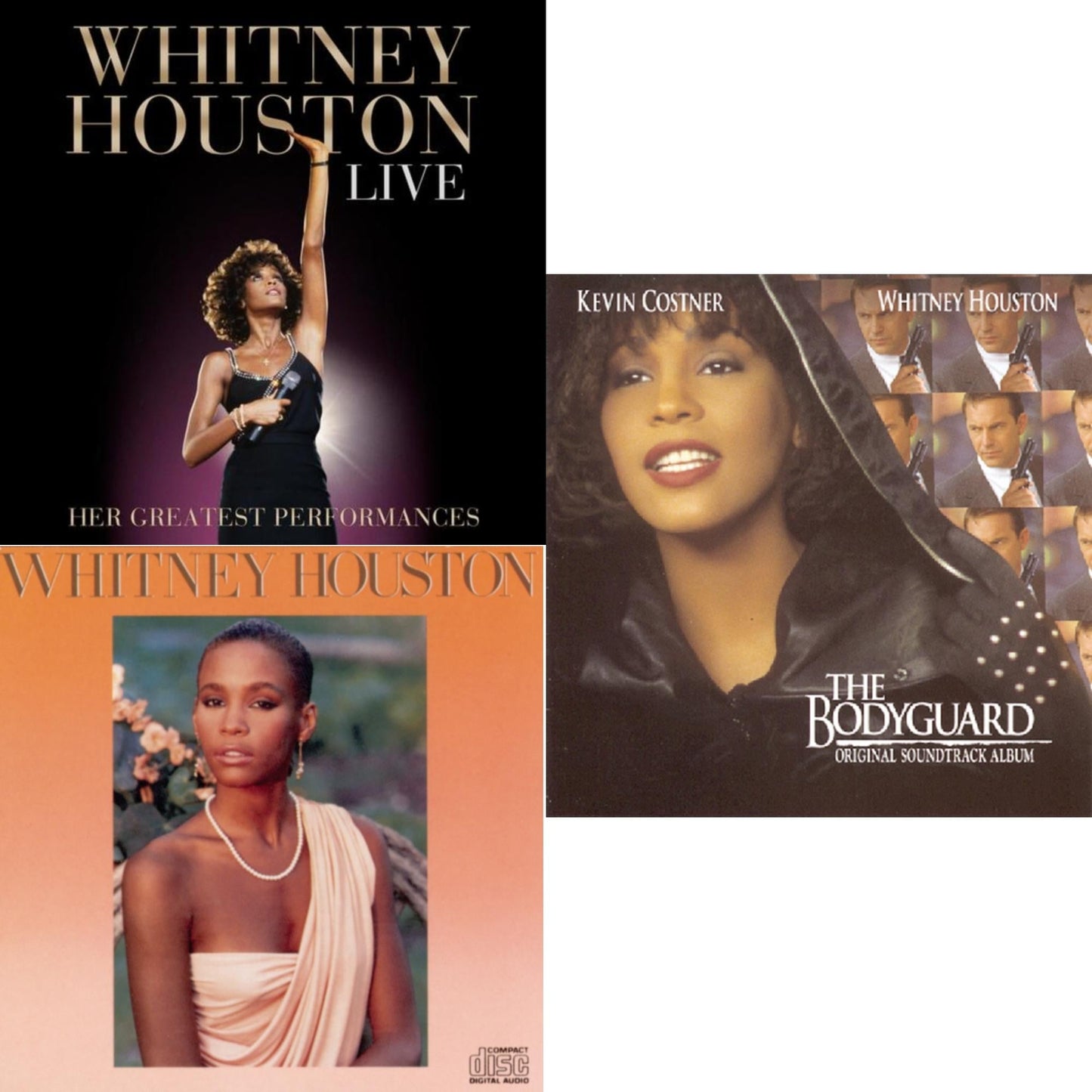 Whitney Houston Live: Her Greatest Performances & Whitney Houston & Bodyguard Ost