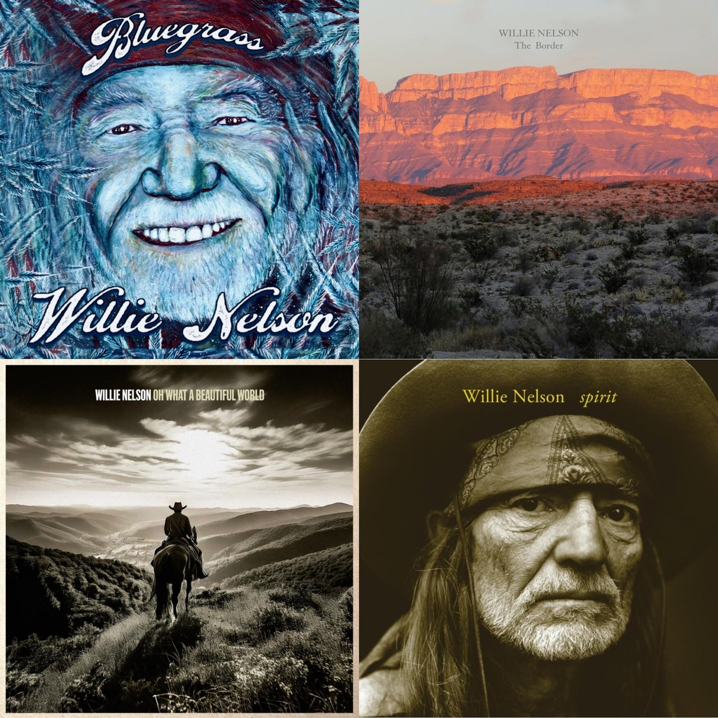 Bluegrass (Electric Blue LP Vinyl) & Border & Oh What A Beautiful World & Spirit (180G)
