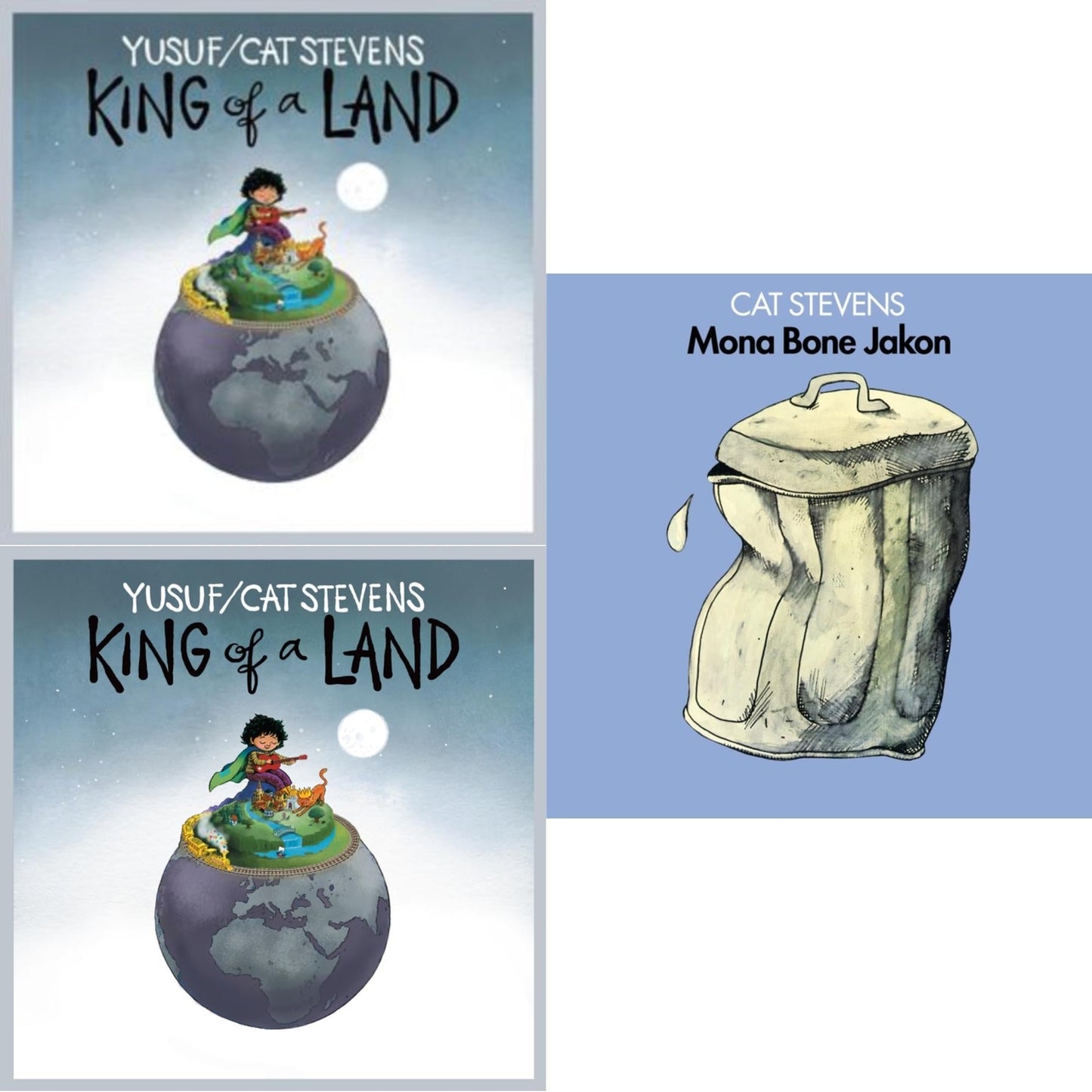 King Of A Land & King Of A Land (Green LP Vinyl) & Mona Bone Jakon