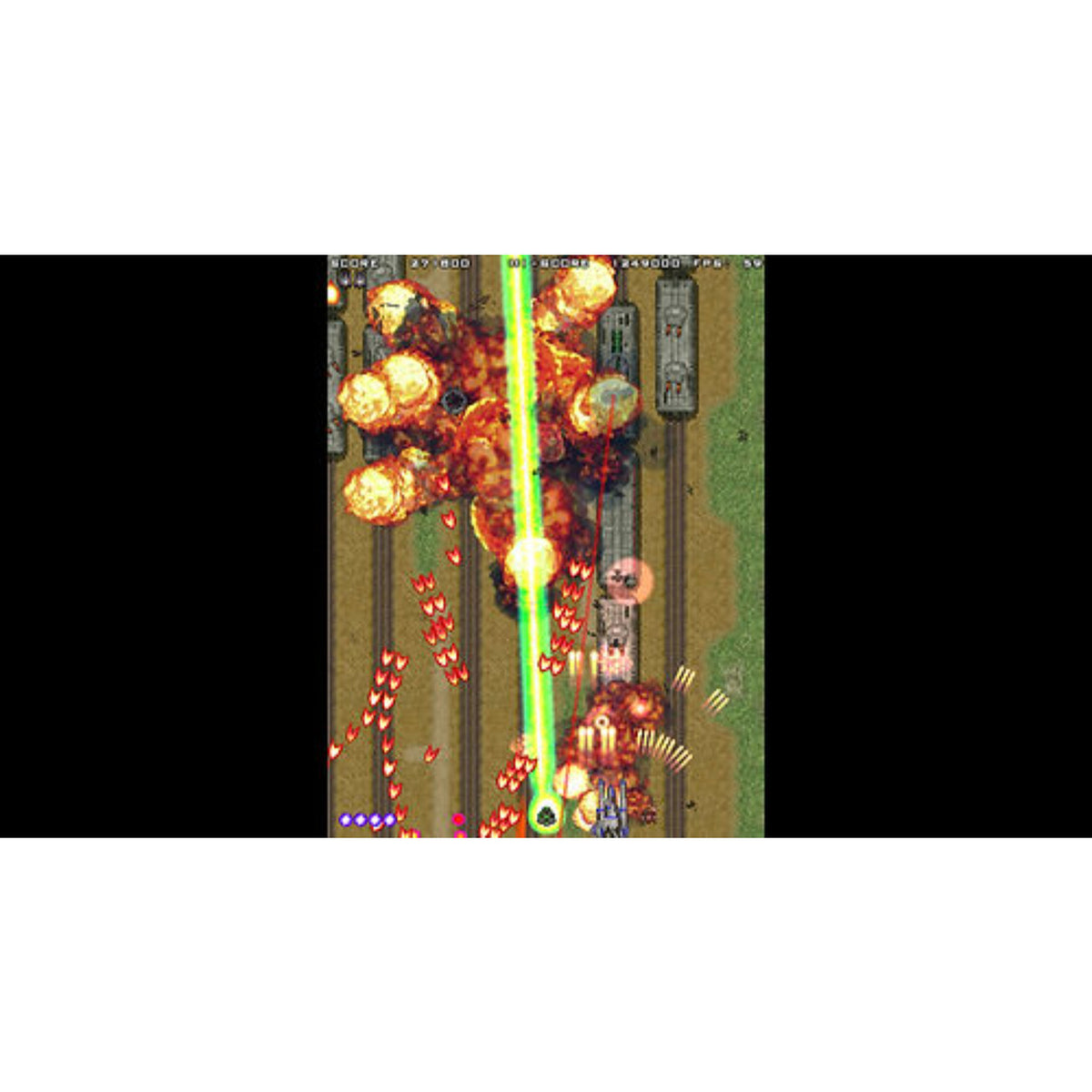 Product Image : This is brand new.<br>Brought to you by the makers of GIGANTIC ARMY, Supercharged Robot VULKAISER, and SATAZIUS,WOLFLAMEis a return to the form of glorious 2D vertical shooters like Raiden, Raptor, and Twin Cobra.
Story:
In the year 2005 AD, the Terran colony on planet Sig Fildonia was attacked by an alien race known as the Adorians. The offensive was swift and effective. Within days, the Adorians had destroyed the TDF fleet stationed in orbit, and commandeered the colony facilities, rap