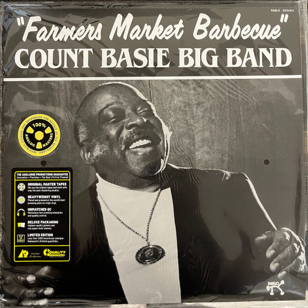 This LP Vinyl is brand new.Format: LP VinylMusic Style: Big BandThis item's title is: Farmer's Market Barbecue (180G)Artist: Count BasieLabel: Pablo RecordsBarcode: 753088015717Release Date: 7/5/2024