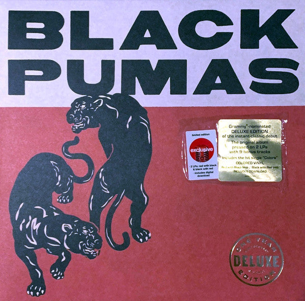 Black Pumas (Cream LP Vinyl) & Black Pumas (Deluxe/Gold & Red/Black Marble Vinyl/2LP) & Chronicles Of A Diamond (Clear LP Vinyl)