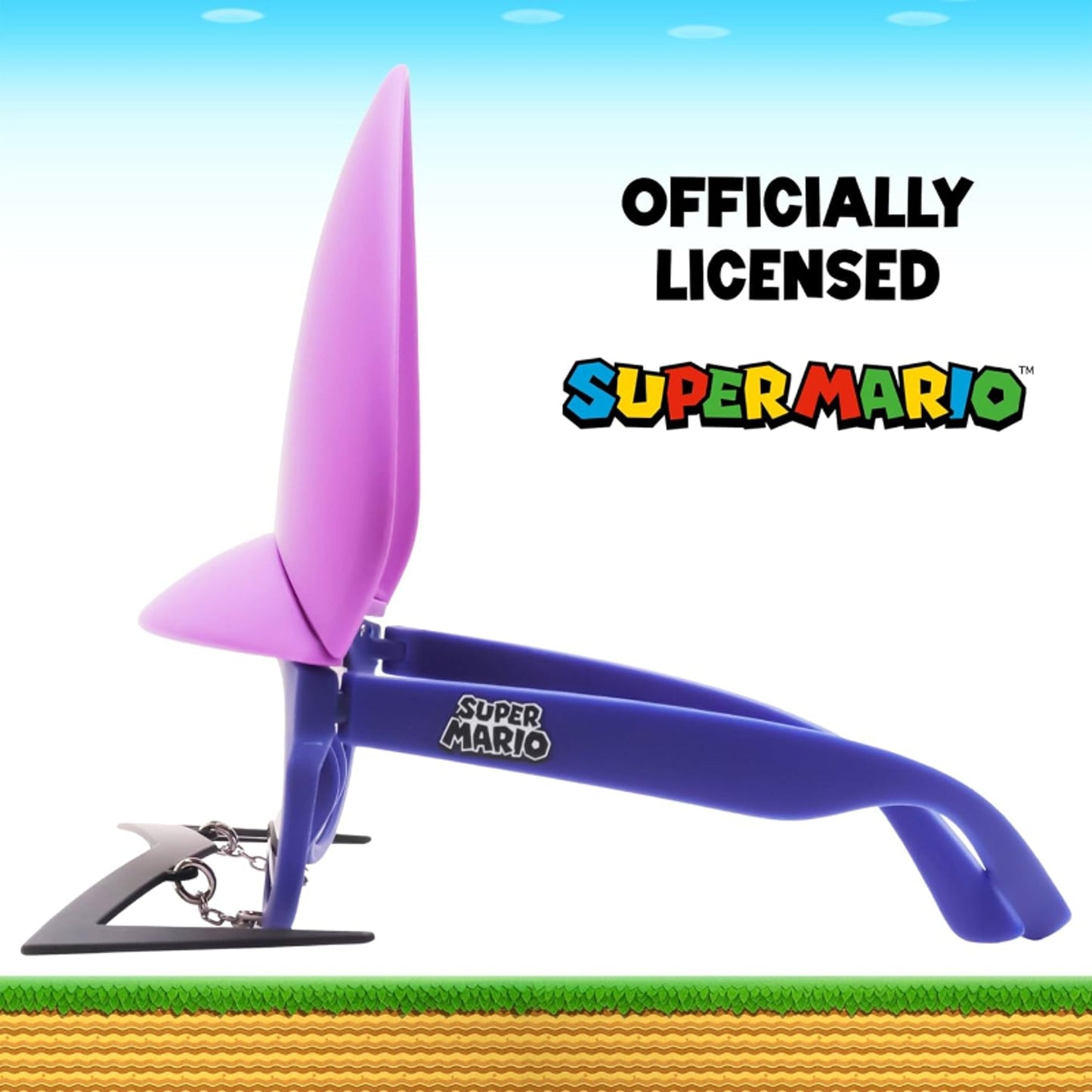 Sun-Staches Super Mario - Waluigi w/ Mustache
