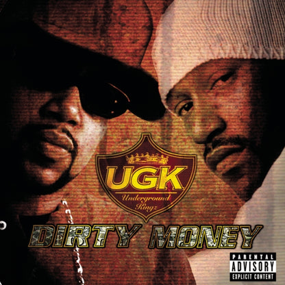 This is a 2 CD SKU bundle.
1.This CD is brand new.Format: CDThis item's title is: Dirty MoneyArtist: U.G.K. (Underground Kingz)Barcode: 012414167323Release Date: 11/13/2001
2.This CD is brand new.Format: CDMusic Style: GangstaThis item's title is: Underground KingzArtist: U.