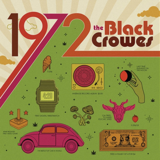 This LP Vinyl is brand new.Format: LP VinylMusic Style: EuropopThis item's title is: 1972Artist: Black CrowesLabel: SILVER ARROW RECORDSBarcode: 020286238669Release Date: 5/6/2022